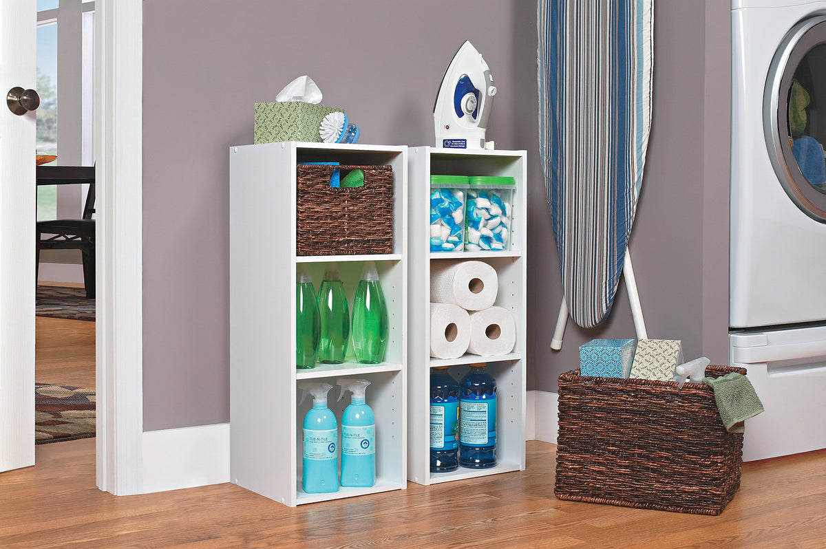 ClosetMaid 8987 Stackable 3-Shelf Organizer, White