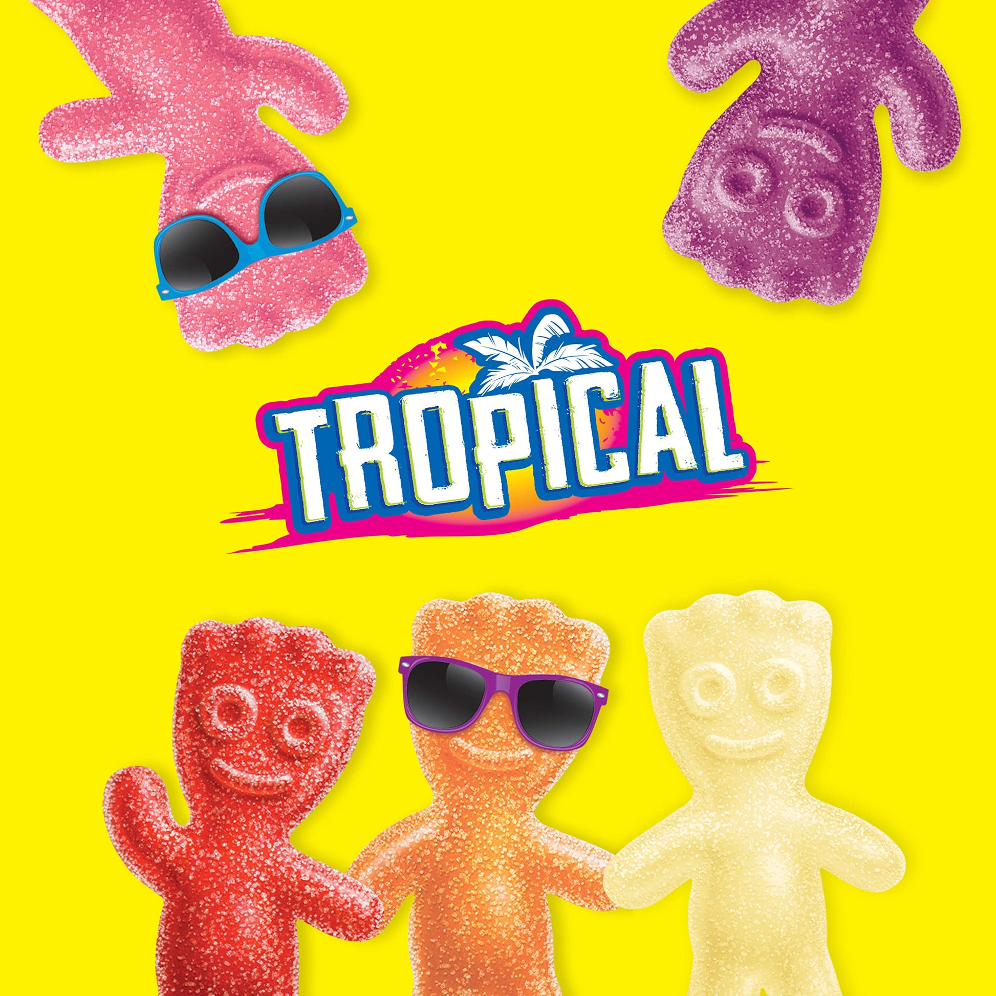 SOUR PATCH KIDS Tropical Soft & Chewy Candy, Bulk Candy, 12 - 3.5 oz Boxes