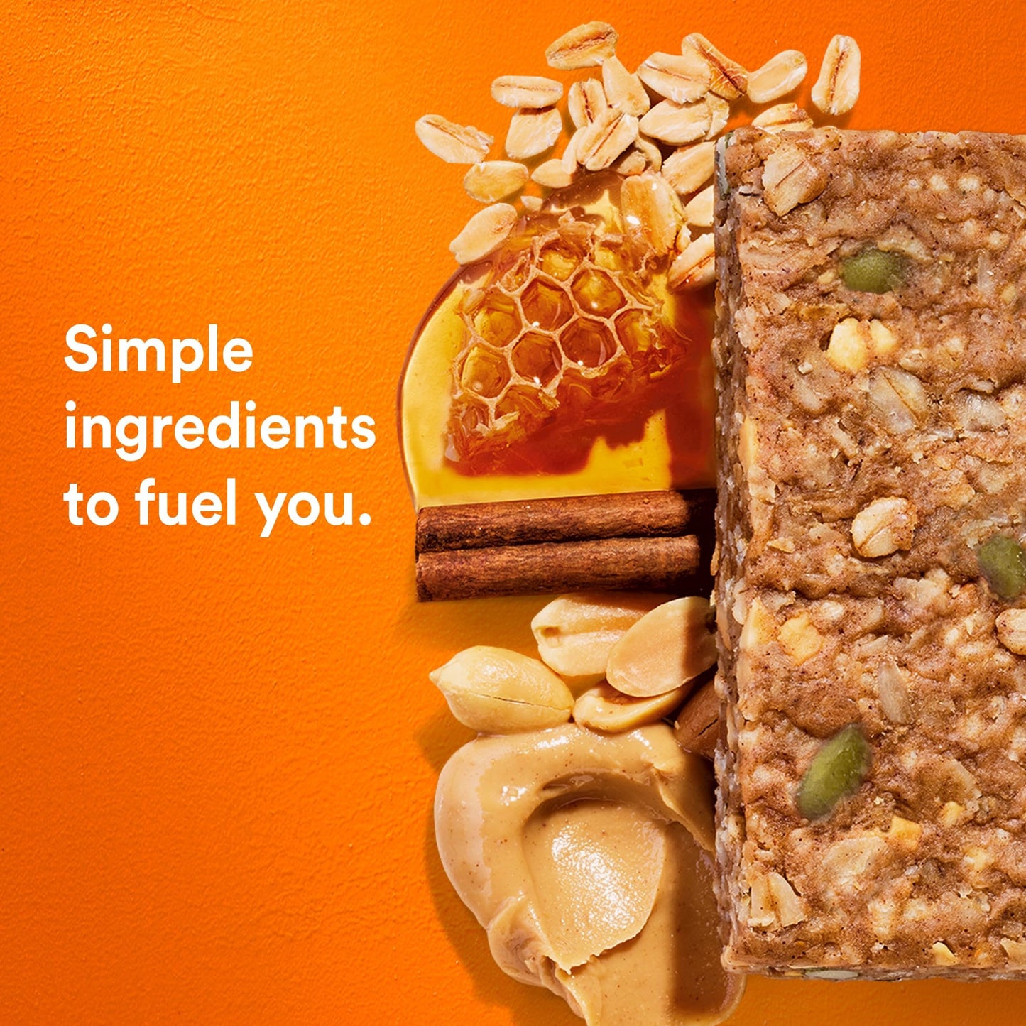 RXBAR Nut Butter and Oat Protein Bars, Protein Snacks, Snack Bars, Honey Cinnamon Peanut Butter, 9.7oz Box (5 Count)