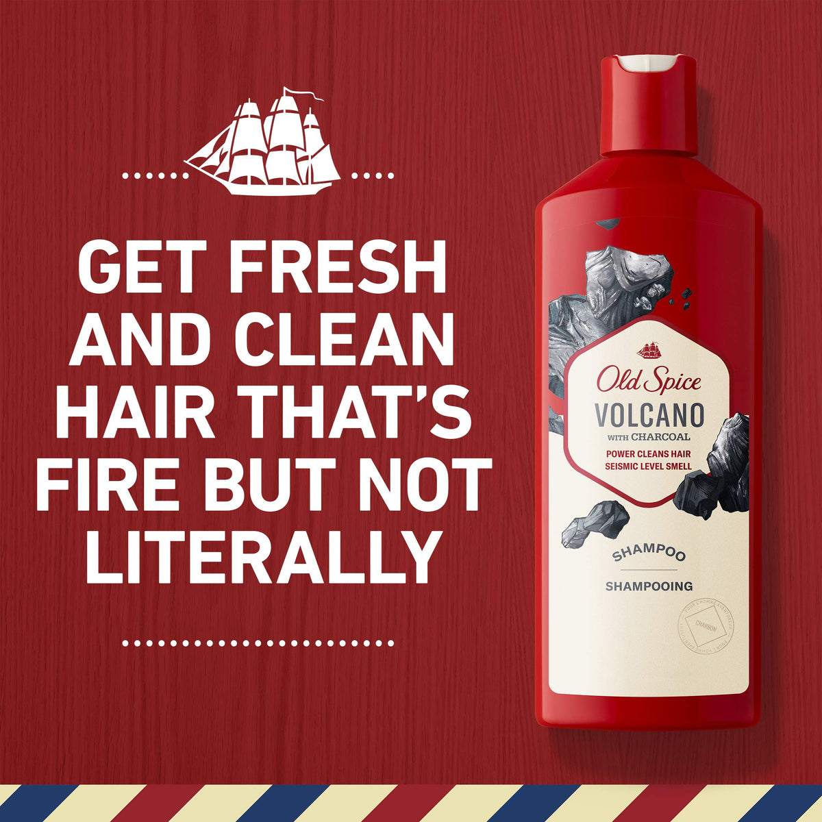 Old Spice Volcano with Charcoal Shampoo