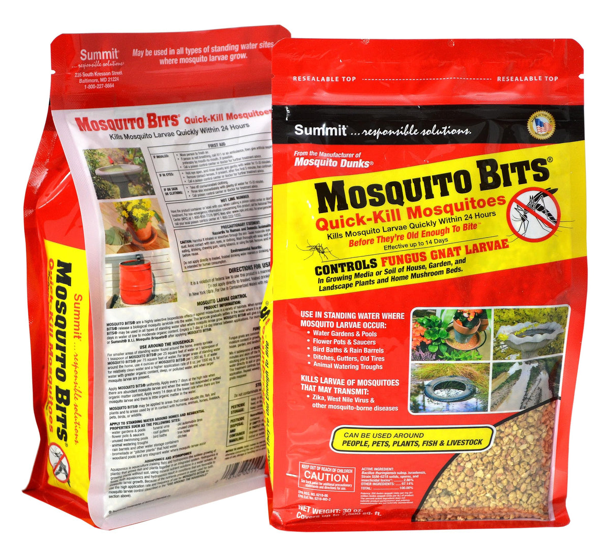 SUMMIT CHEMICAL CO 117-6 30OZ Mosquito Bits