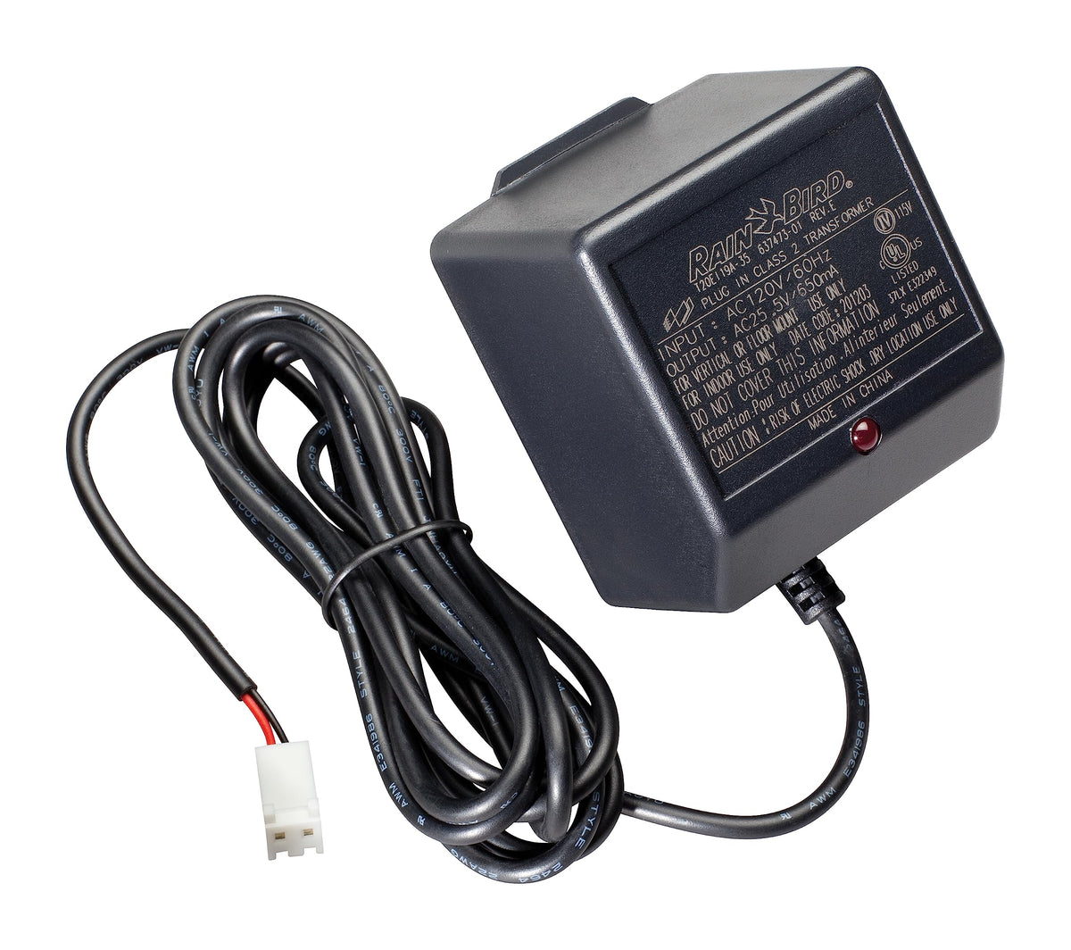 Rain Bird UT1 Replacement Transformer for SST Series Indoor Irrigation Timers