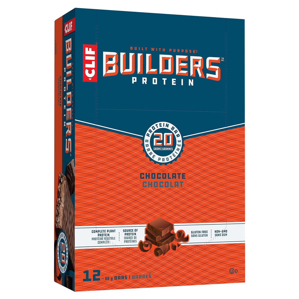 CLIF BUILDERS CHOCOLATE CS 12, 2.4 GR