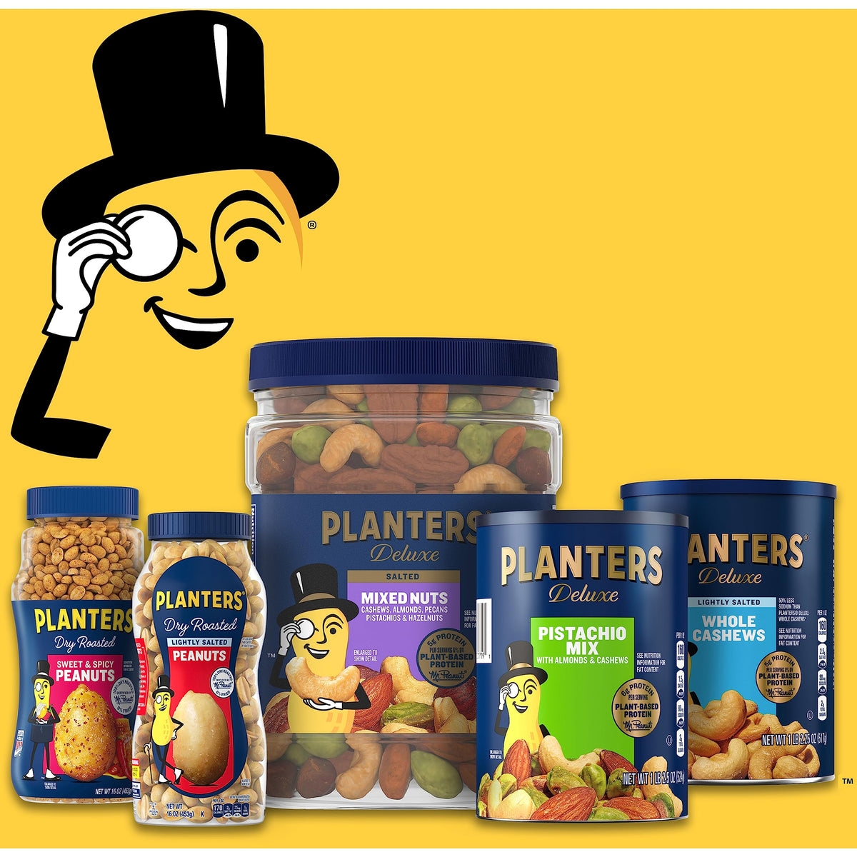 PLANTERS Salted Peanuts, 2.5 oz, 15-Pack, Snack Nuts