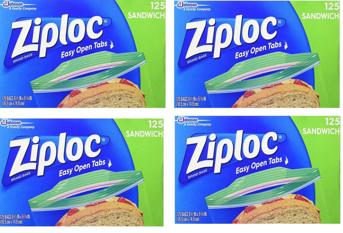 Ziploc Sandwich Bags, 500 Count