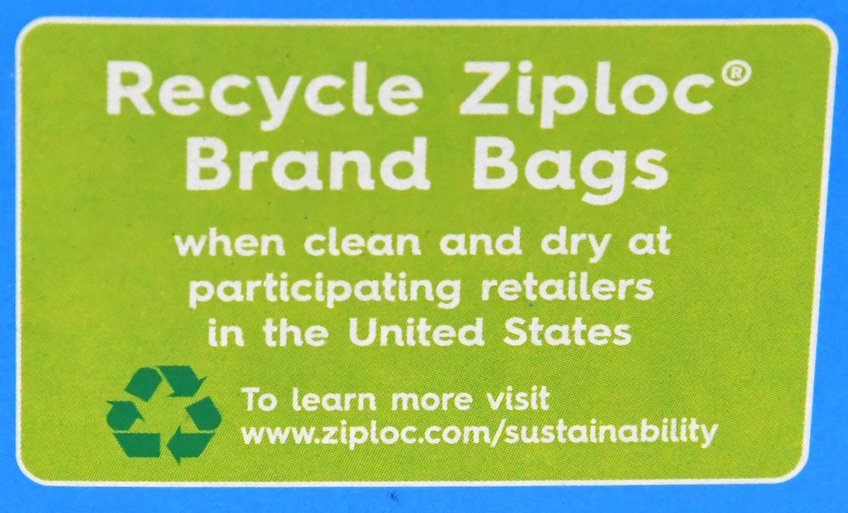 Ziploc Freezer Double Zipper Bags, 38-Count Box