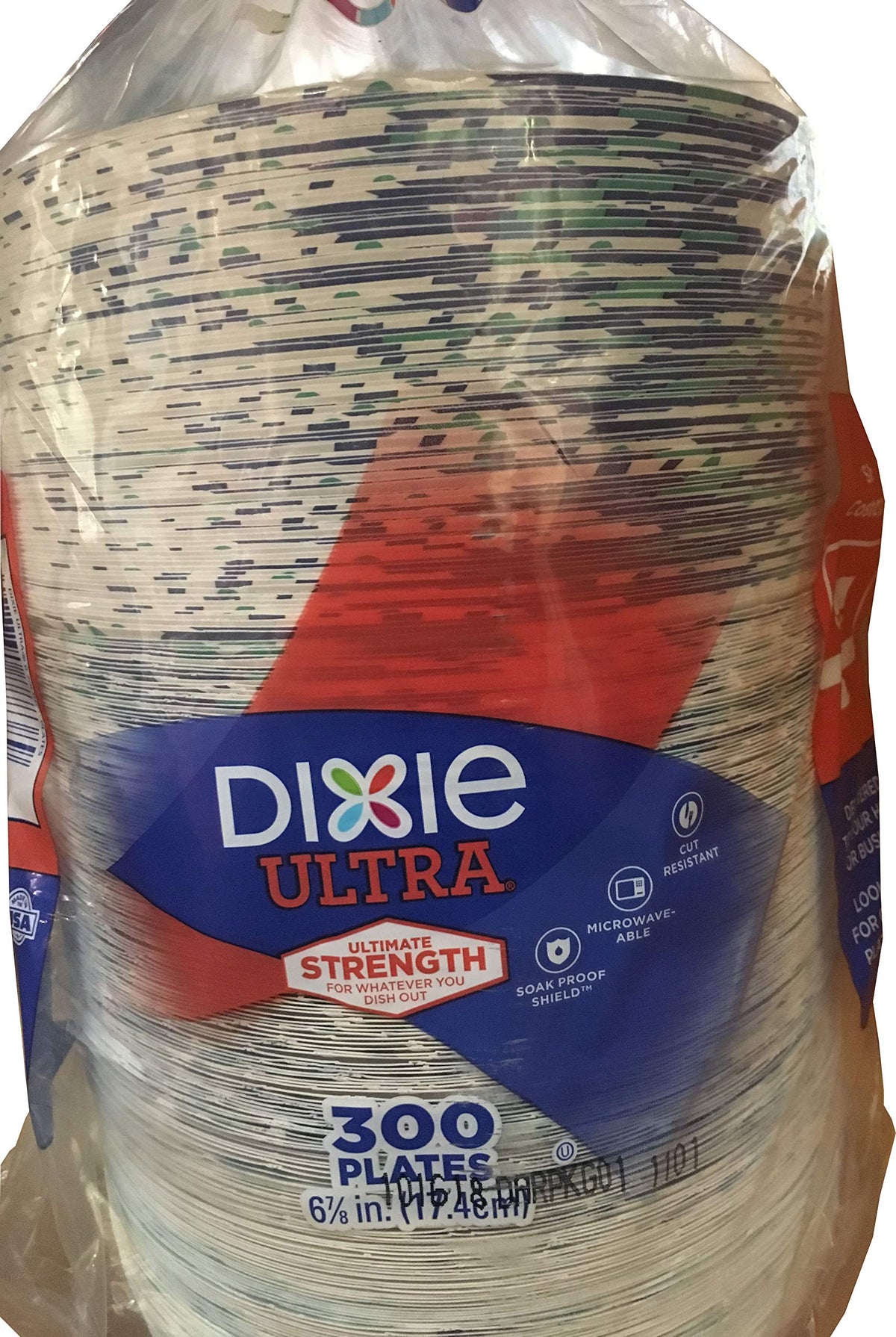 Dixie Ultra Strength 6 7/8" Plates (300Count),, ()