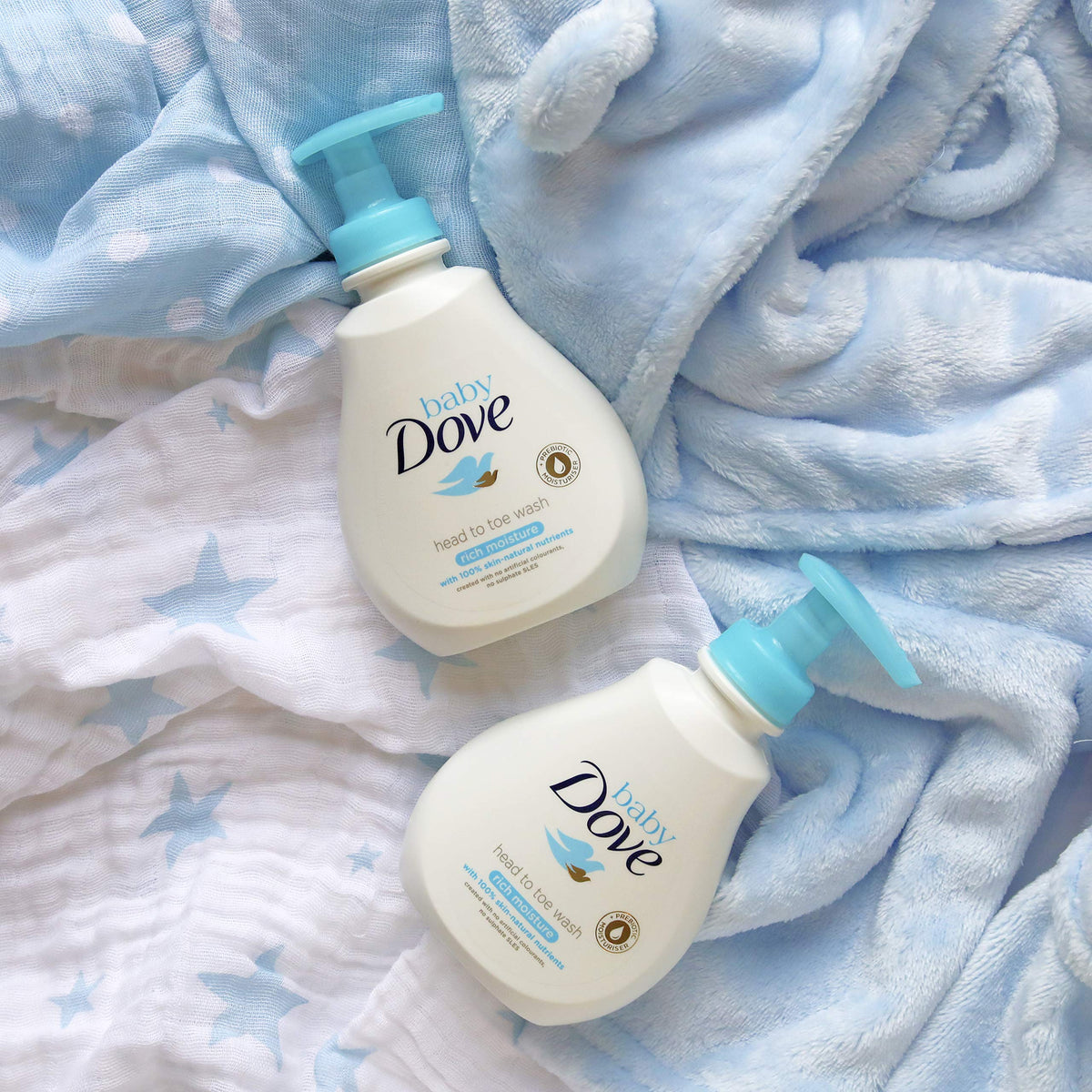Baby Dove Baby Product - Pack of 6 x 400 ml (Total: 2400 ml) Hydration