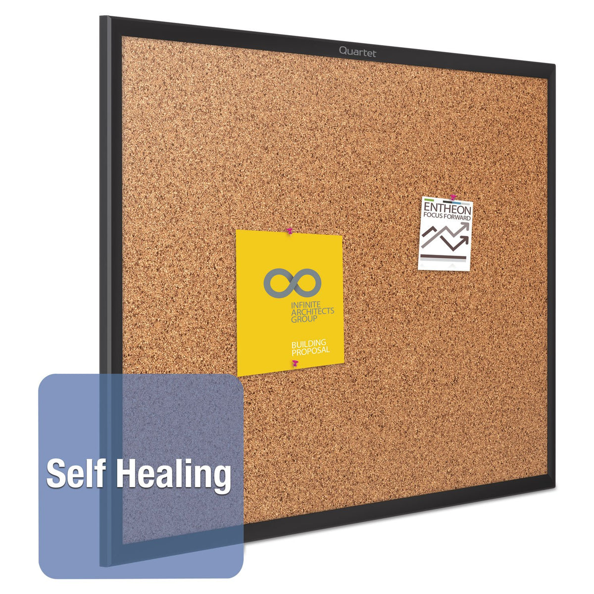 Quartet® Classic Cork Bulletin Board
