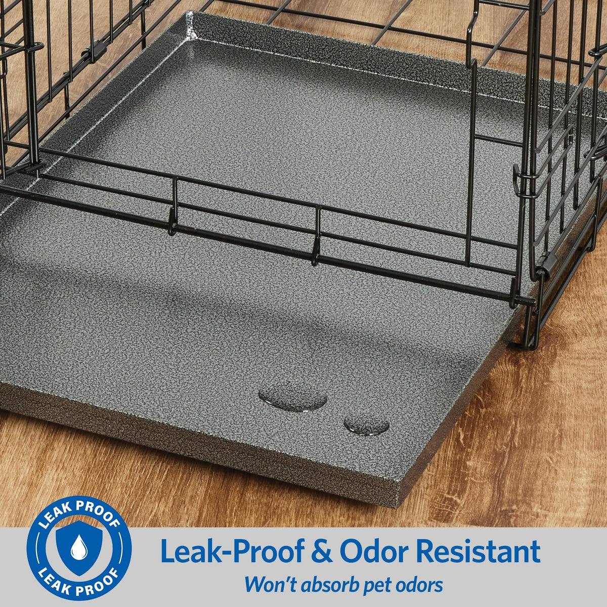 MidWest Homes for Pets Metal Dog Crate Replacement Pan; 24 inch