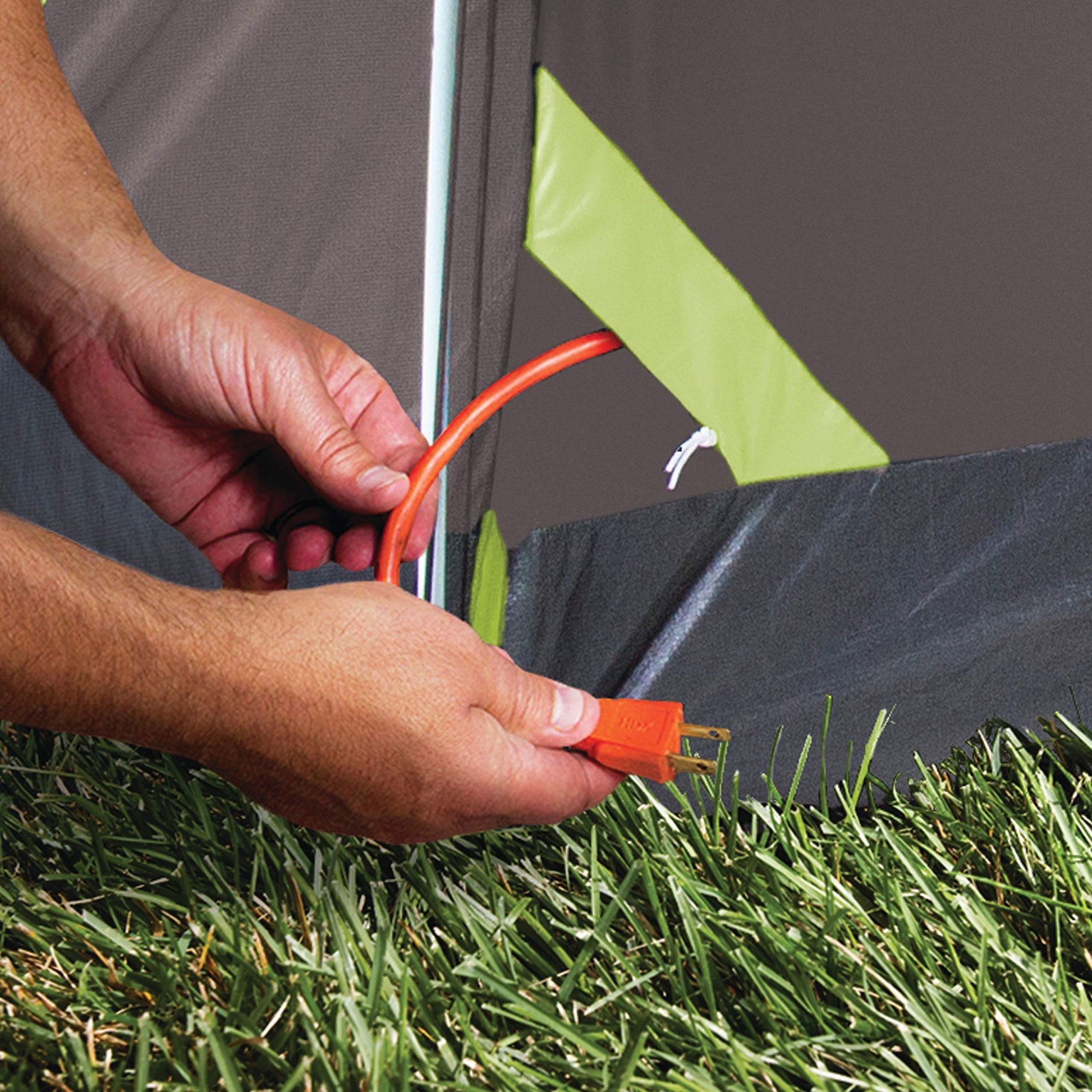 Coleman Steel Creek 6-Person Tent with Screened Porch & Integrated Rainfly, Weatherproof Tent with Screen Room Sets Up in Minutes, Fits Queen-Size Airbed