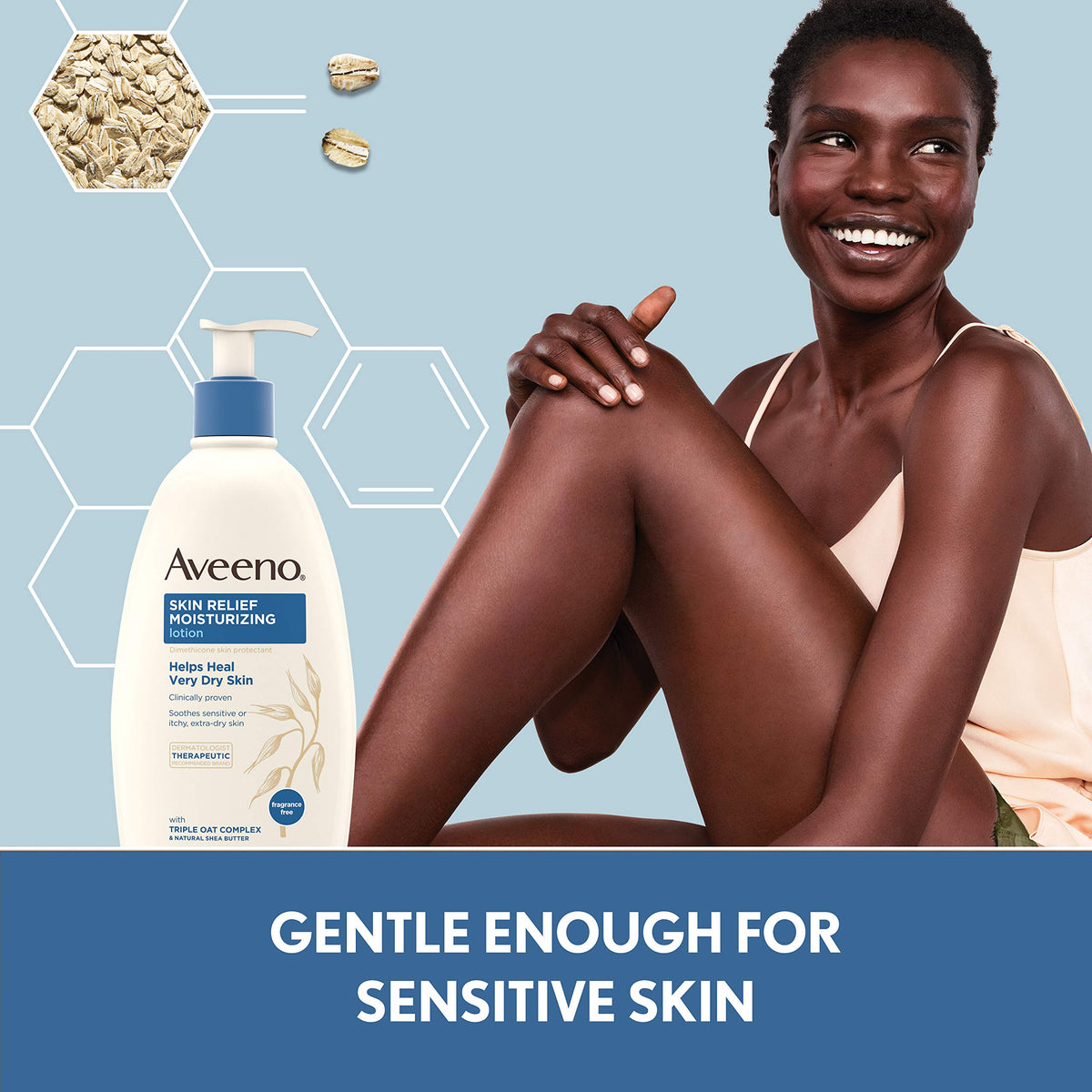 Aveeno Skin Relief Moisturizing Lotion For Sensitive Skin, 12 Ounce