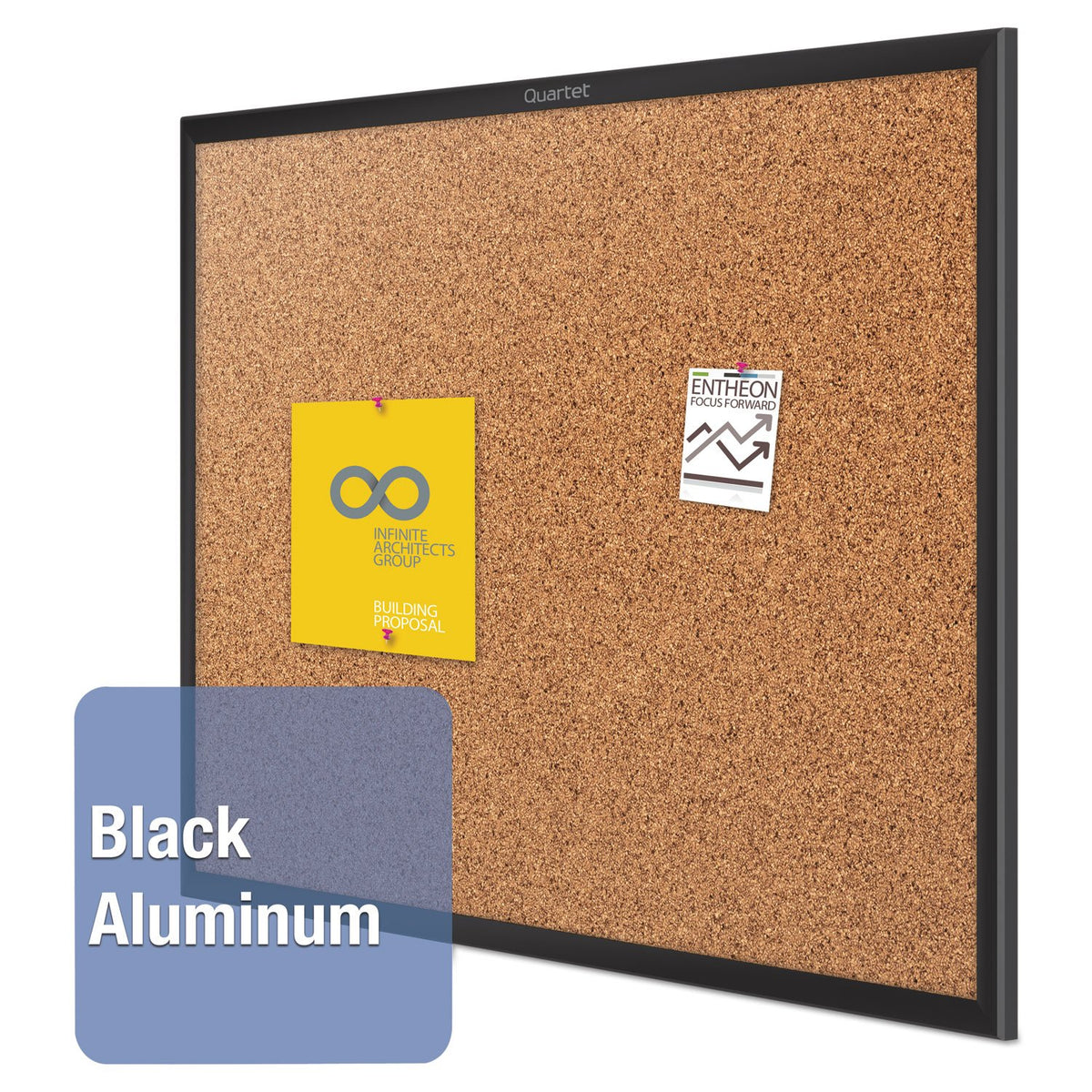 Quartet® Classic Cork Bulletin Board