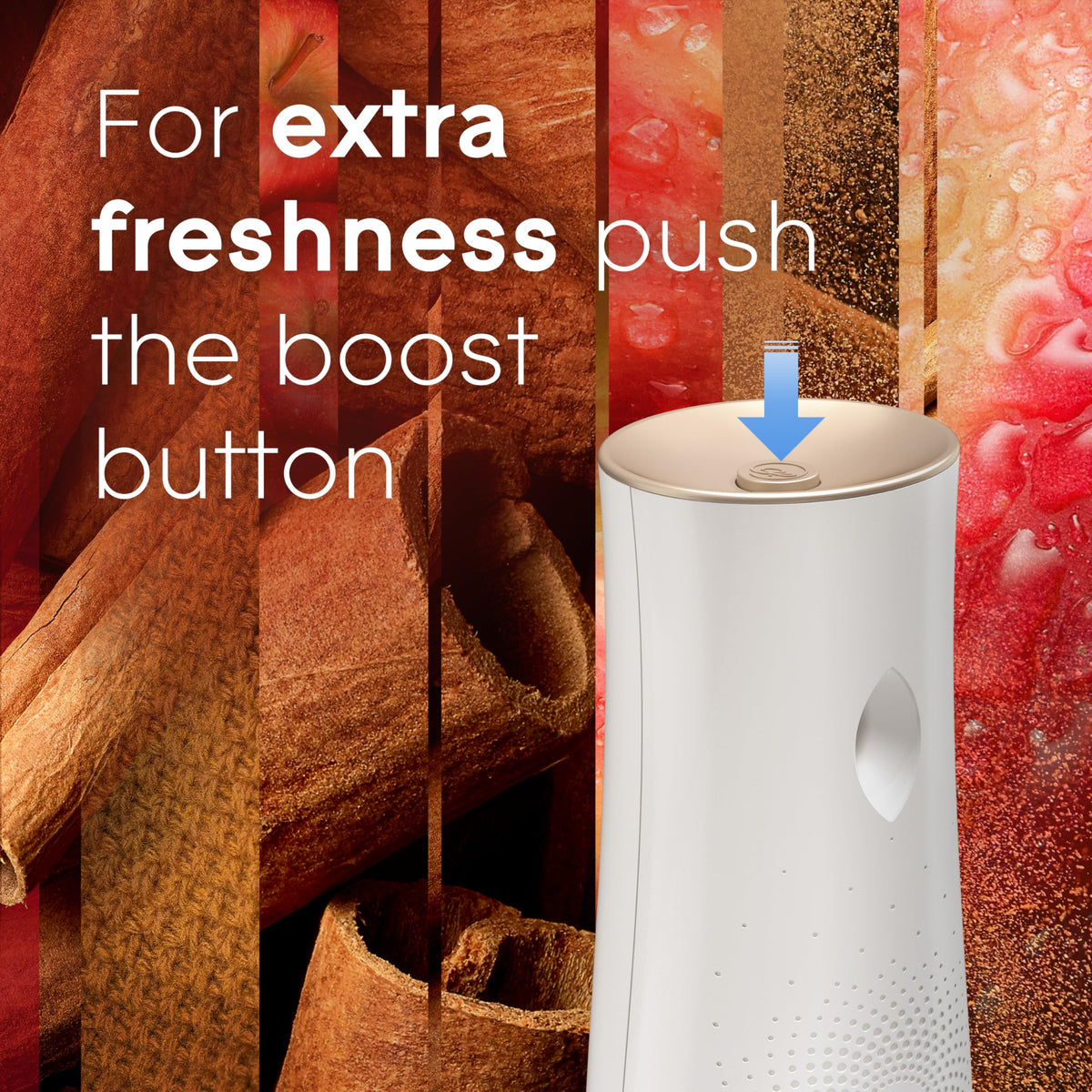 Glade Automatic Spray Refill, Air Freshener for Home and Bathroom, Apple Cinnamon, 6.2 Oz