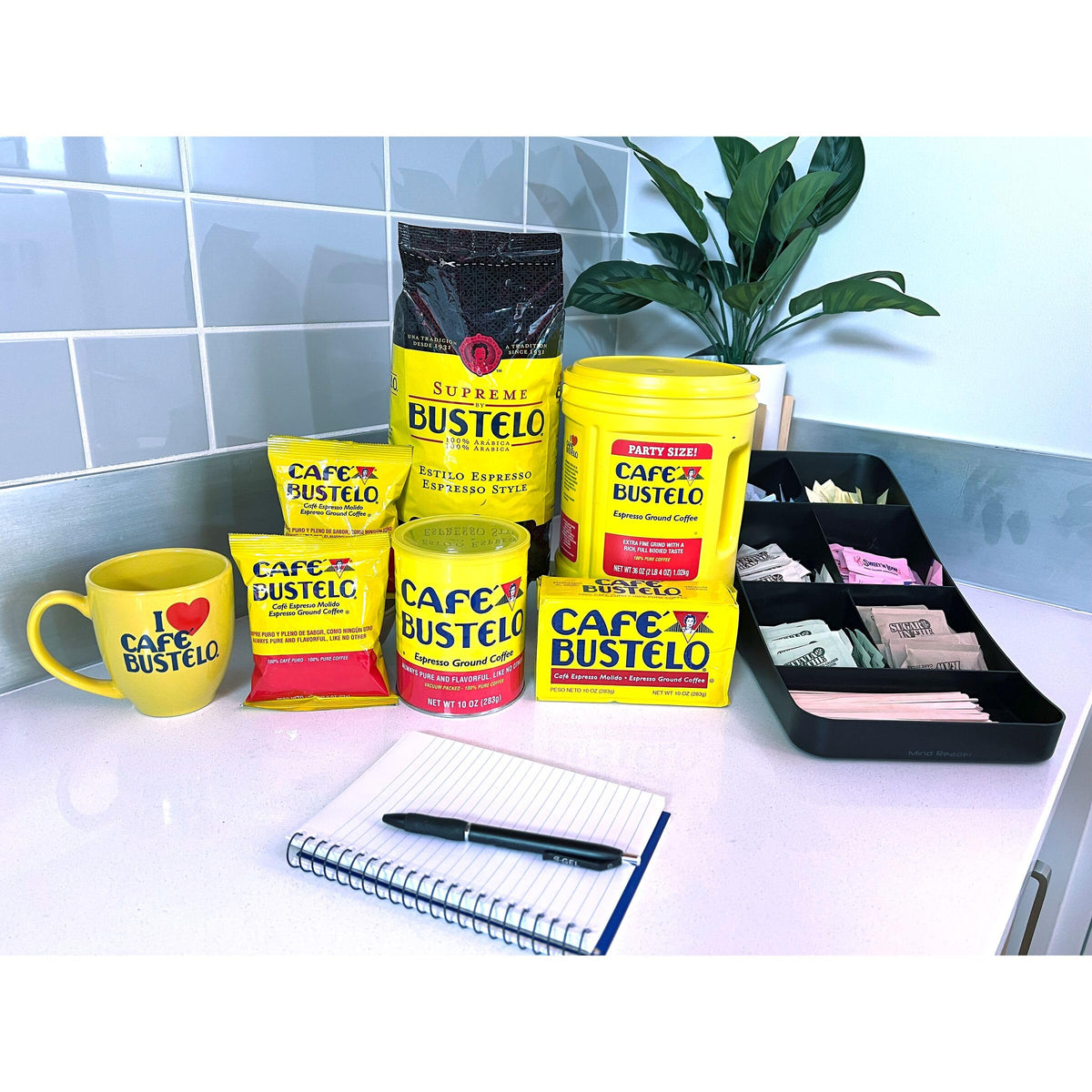 Café Bustelo Espresso Dark Roast Ground Coffee Brick, 16 Ounces (Pack of 12)