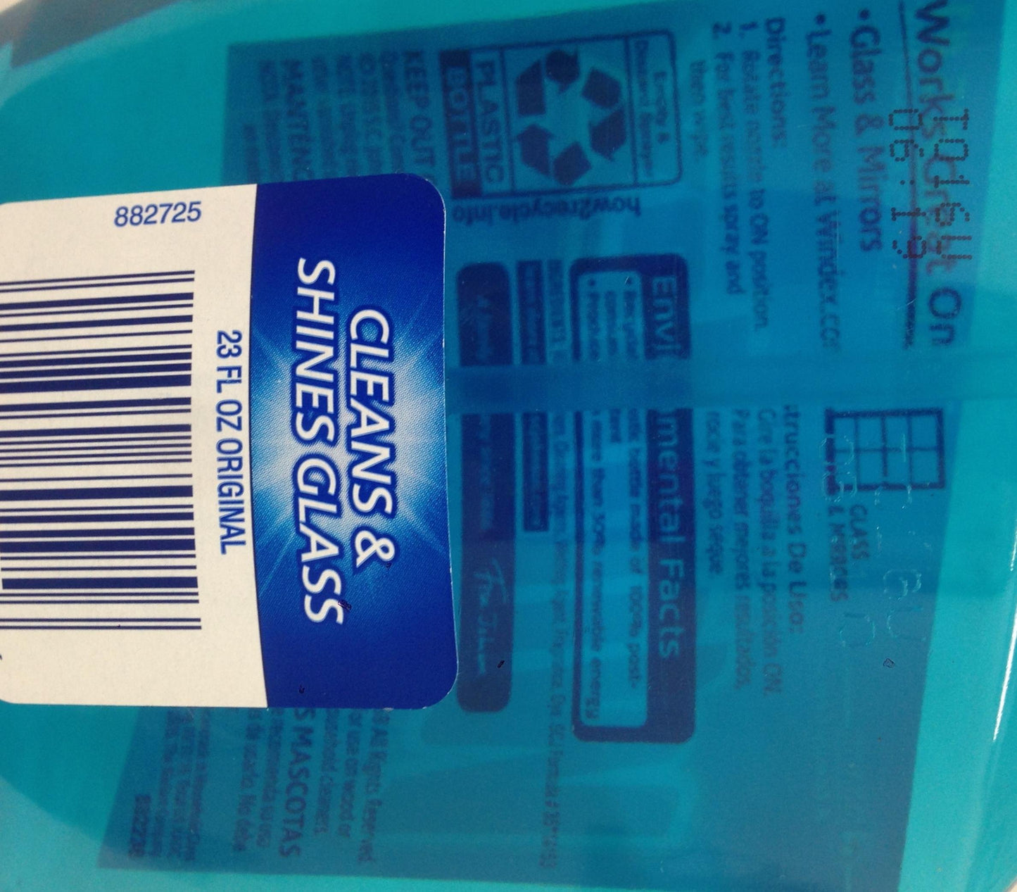 Windex Streak-Free Shine Original With Ammonia-D 23 Oz. Pack Of 3.