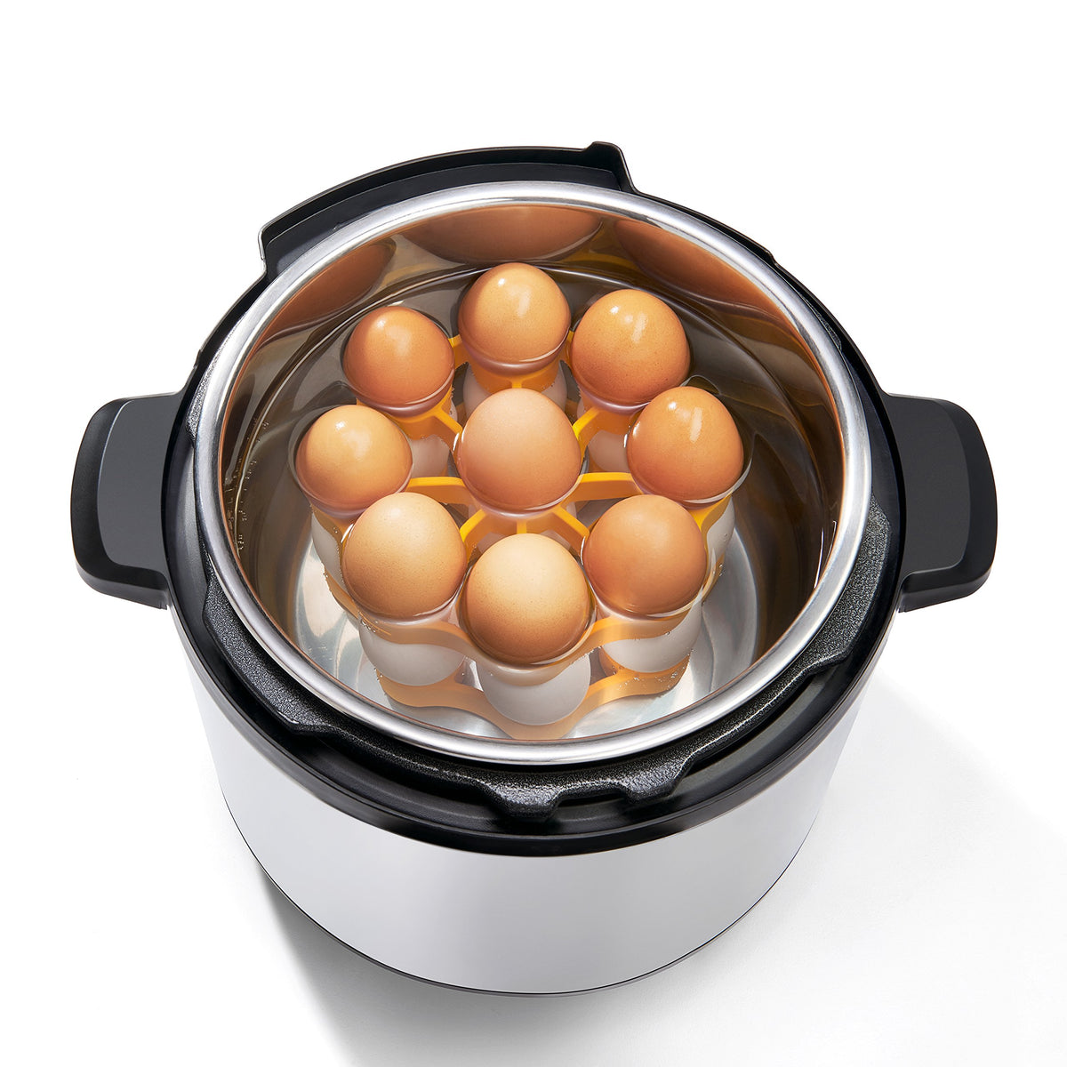 OXO Good Grips Silicone Egg Rack â€“ One Size,Yellow