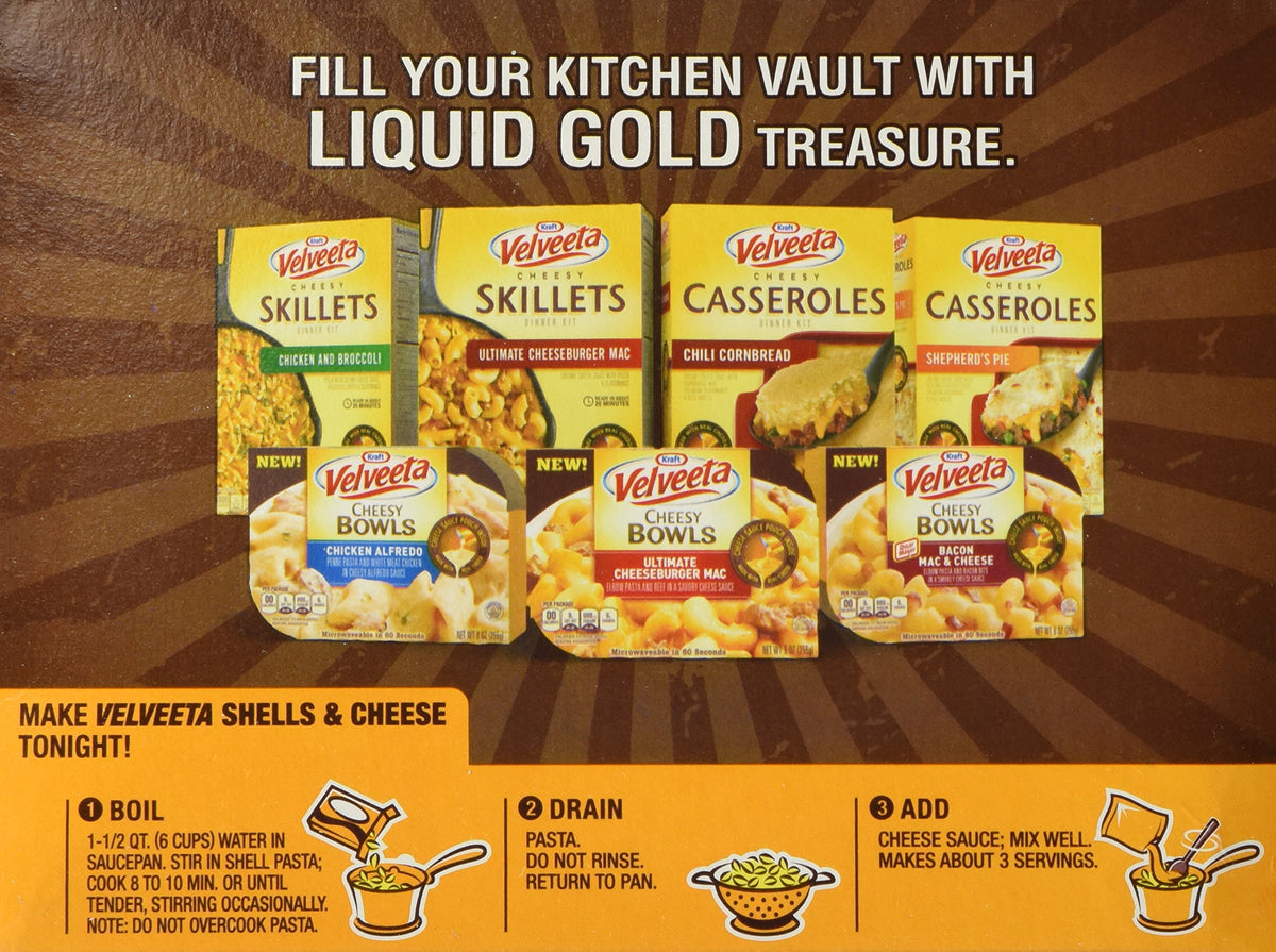 Velveeta Shells & Cheese The Original - 12oz - 4 Boxes