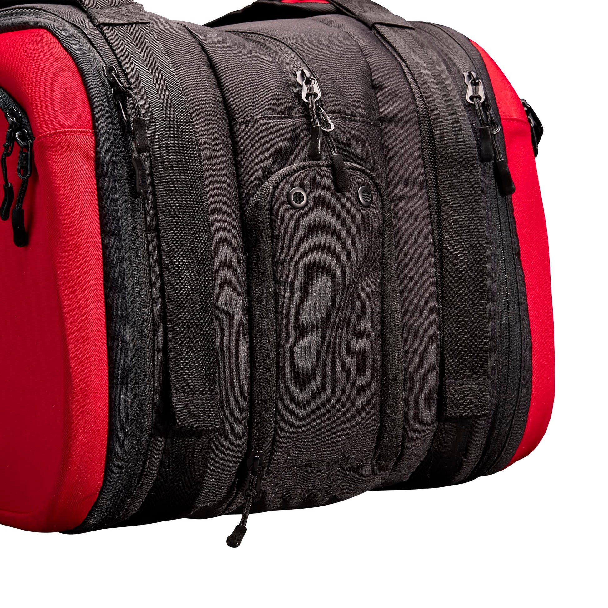 WILSON Clash V2 Super Tour Tennis Racket Bag - Red/Black, Holds up to 15 Rackets