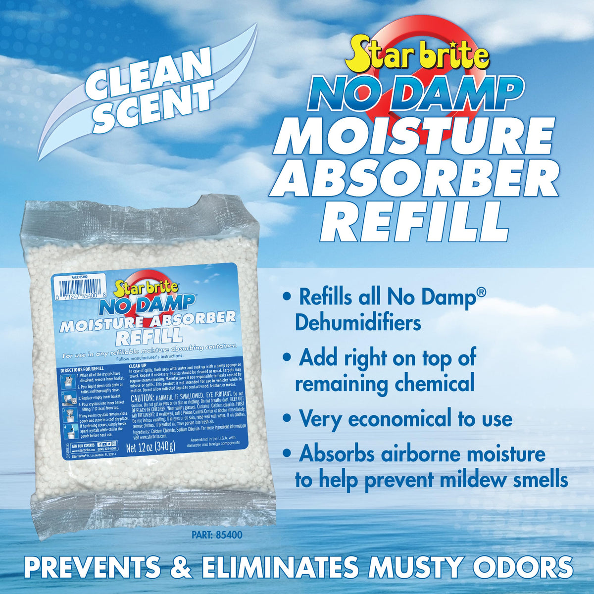 STAR BRITE Refill No Damp Dehumidifier 12 OZ. (085400)