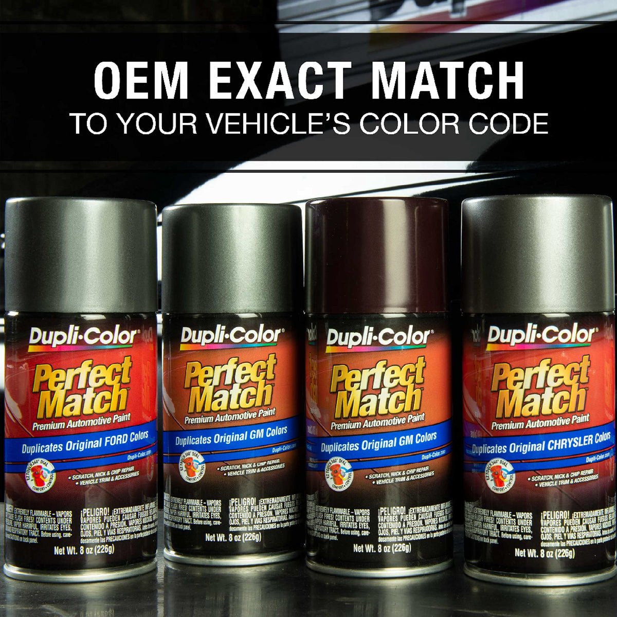 Dupli-Color EBVW20397 Perfect Match, Reflex Silver (M), 8 oz.