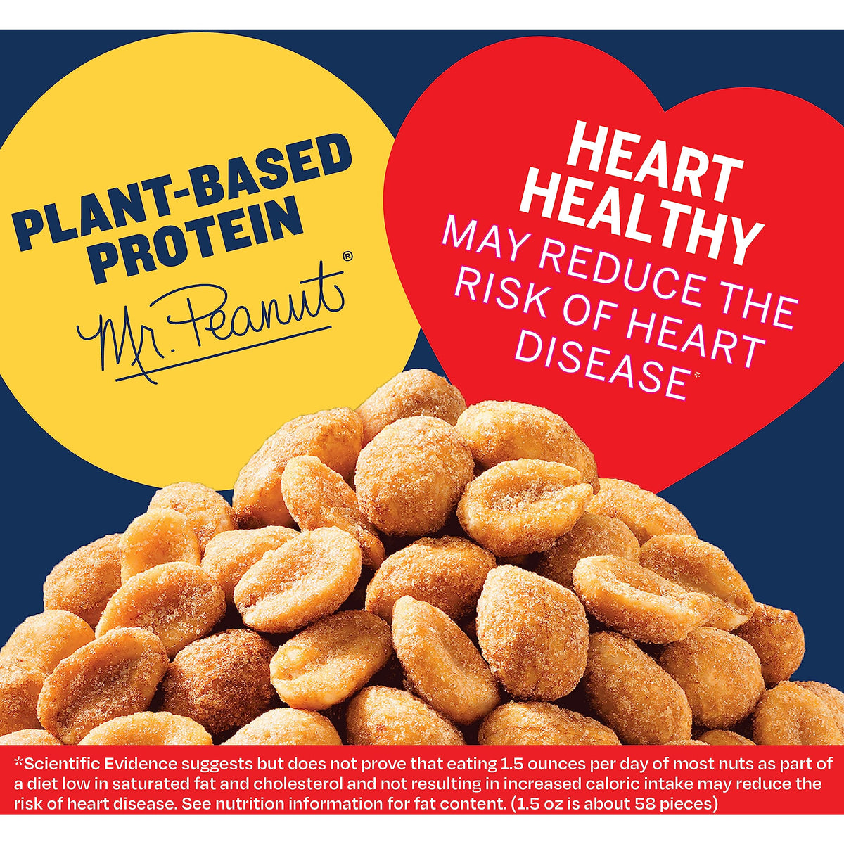 Planters Honey Roasted Peanuts (12 ct Pack, 6 oz Bags)