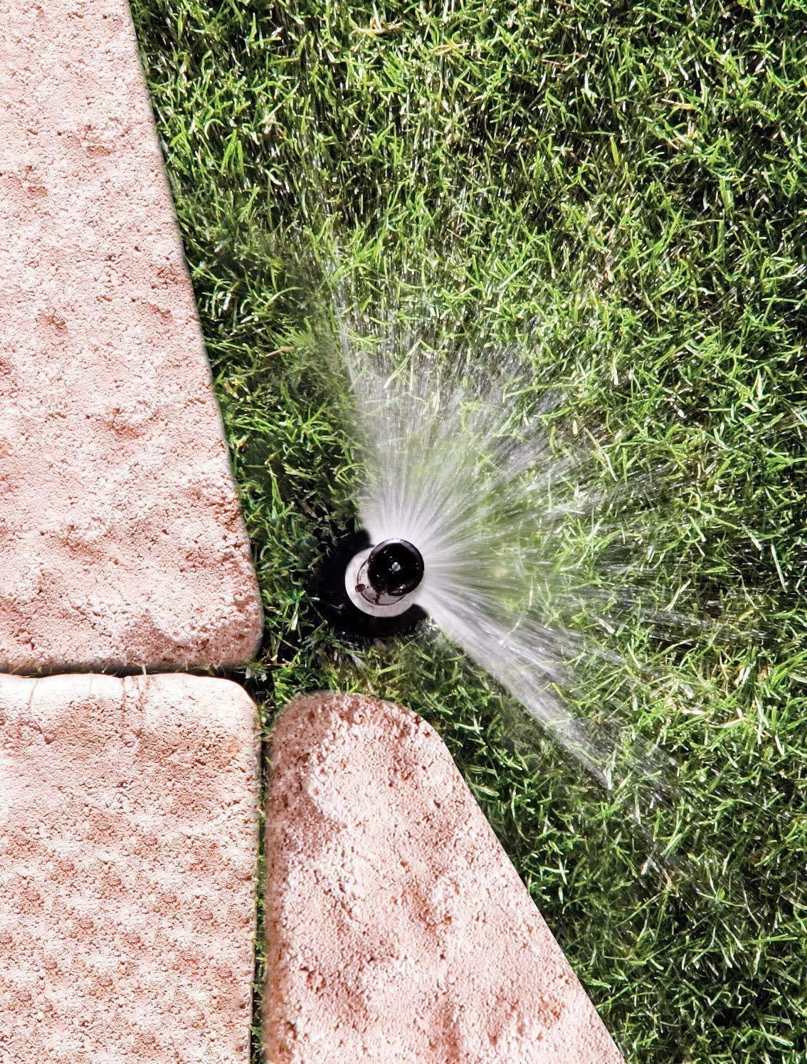 Rain Bird 1804APPR25 Pressure Regulating (PRS) Professional Pop-Up Sprinkler, Adjustable 0Â° to 360Â° Pattern, 8' - 15' Spray Distance, 4" Pop-up Height