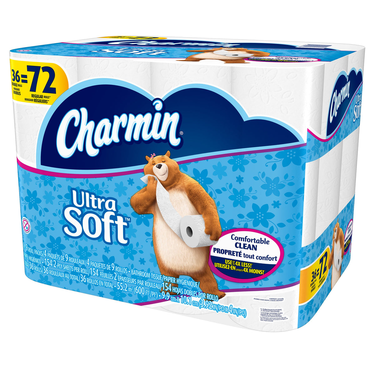 Charmin Ultra Soft Toilet Paper 36 Double Rolls