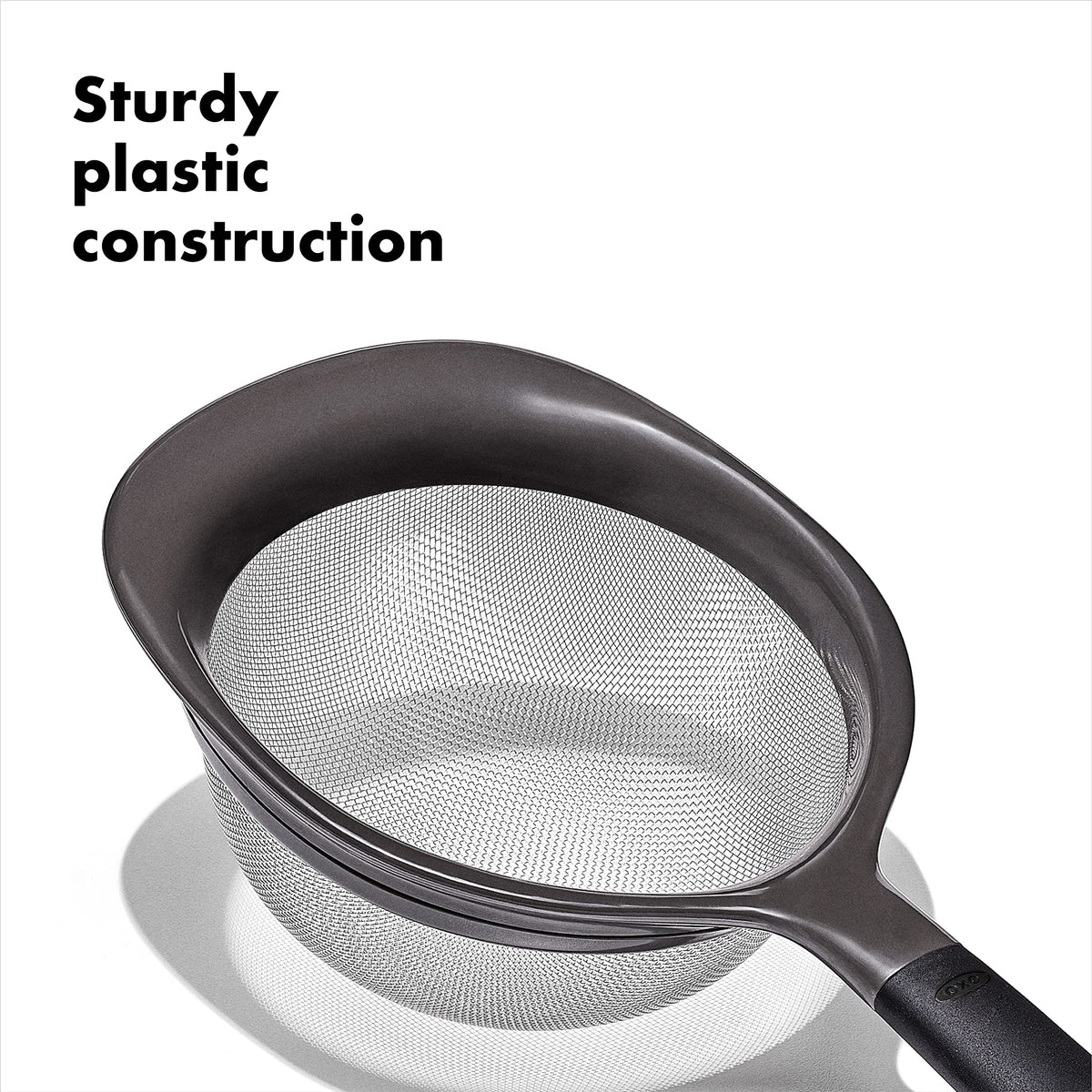 OXO Good Grips 3-Piece Strainer Set, Black