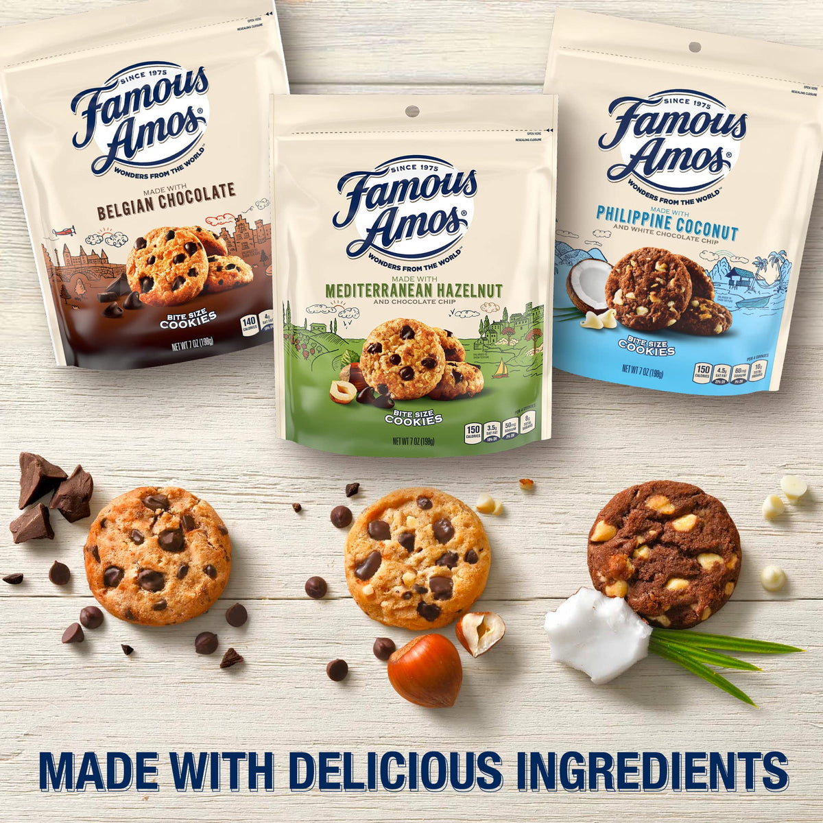 Famous Amos, Belgian Chocolate, 7 Ounce