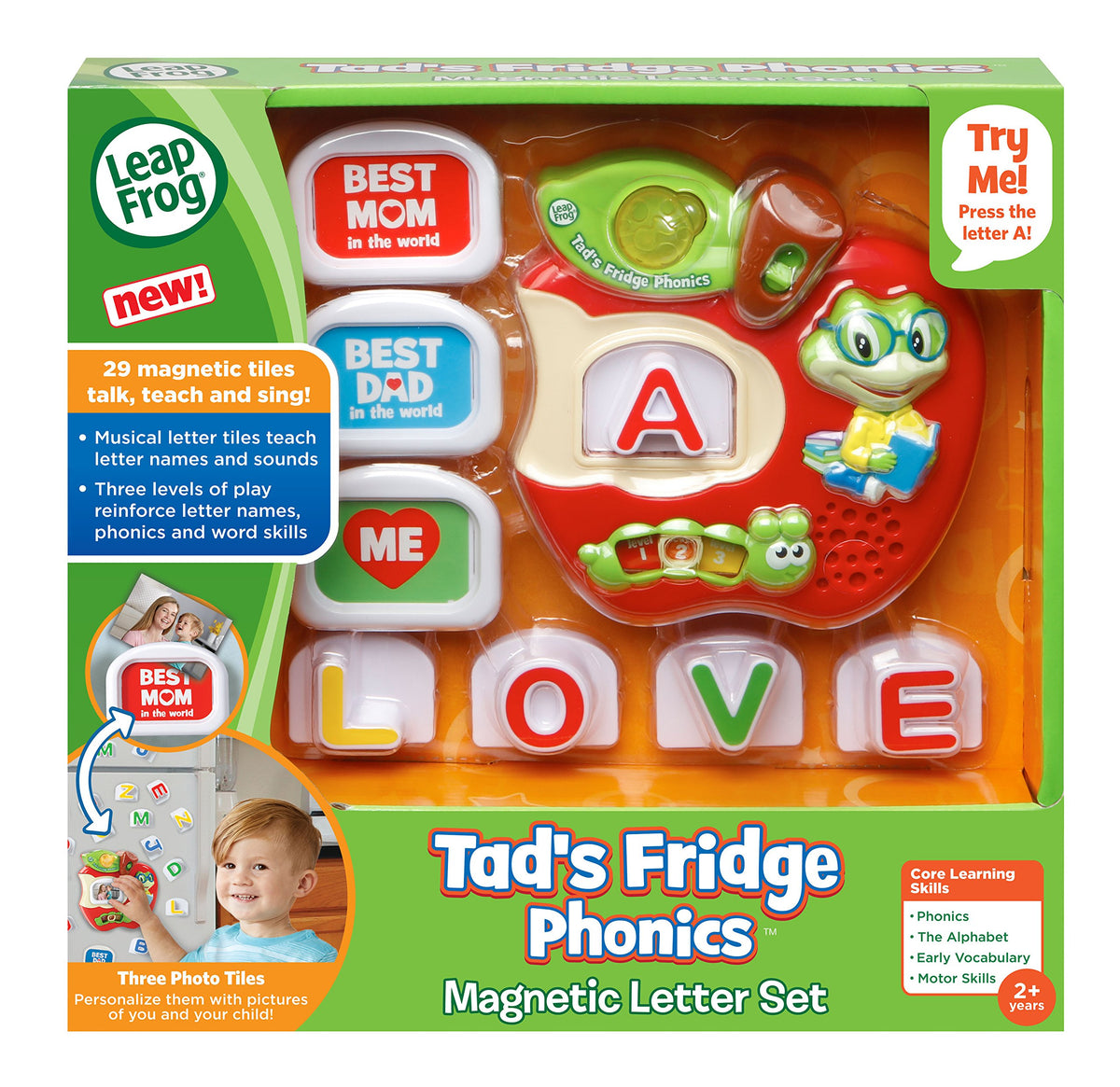 LeapFrog Tad's Fridge Phonics Magnetic Letter Set