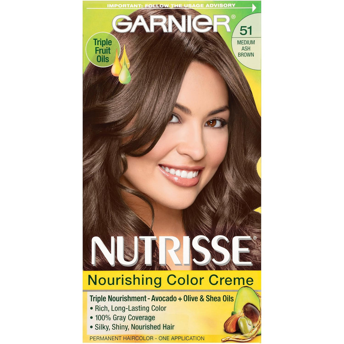 Garnier Nutrisse #51 DK Ash Brown product image 1