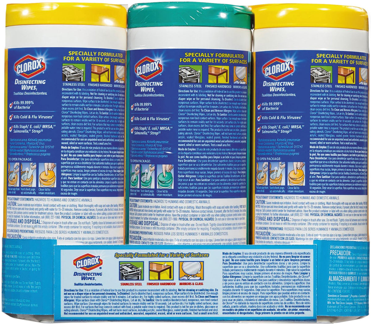 3pk 35ct Disinfect Wipes