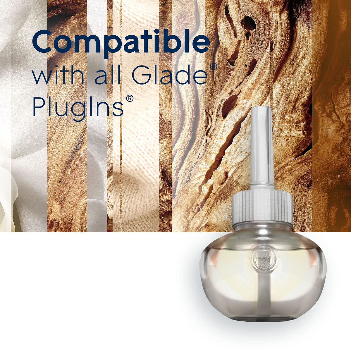 Glade Plugins Scented Oil Pure Vanilla Joy Refill 1.34 Fluid Ounce 2 Count (Pack of 6)