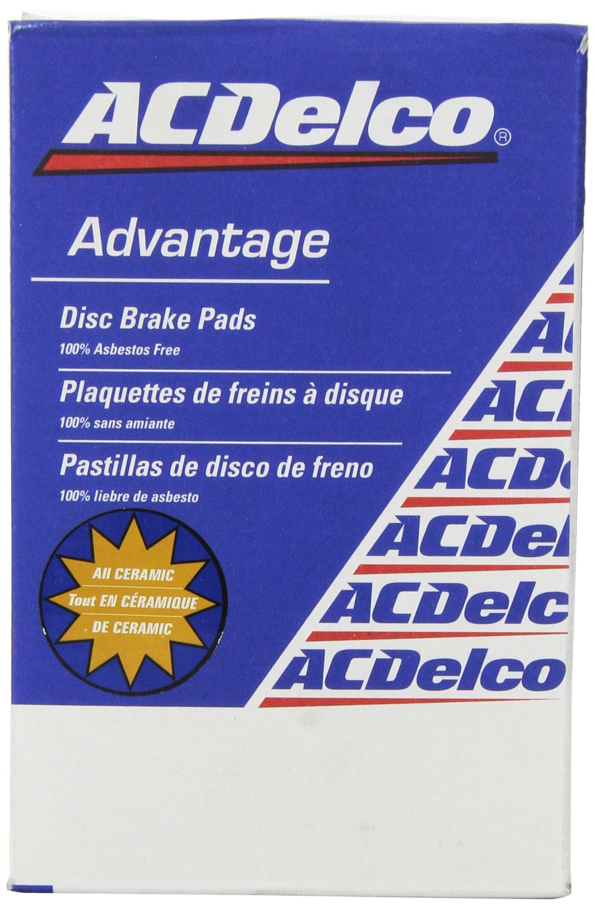 ACDelco Silver 14D325CH Ceramic Rear Disc Brake Pad Set