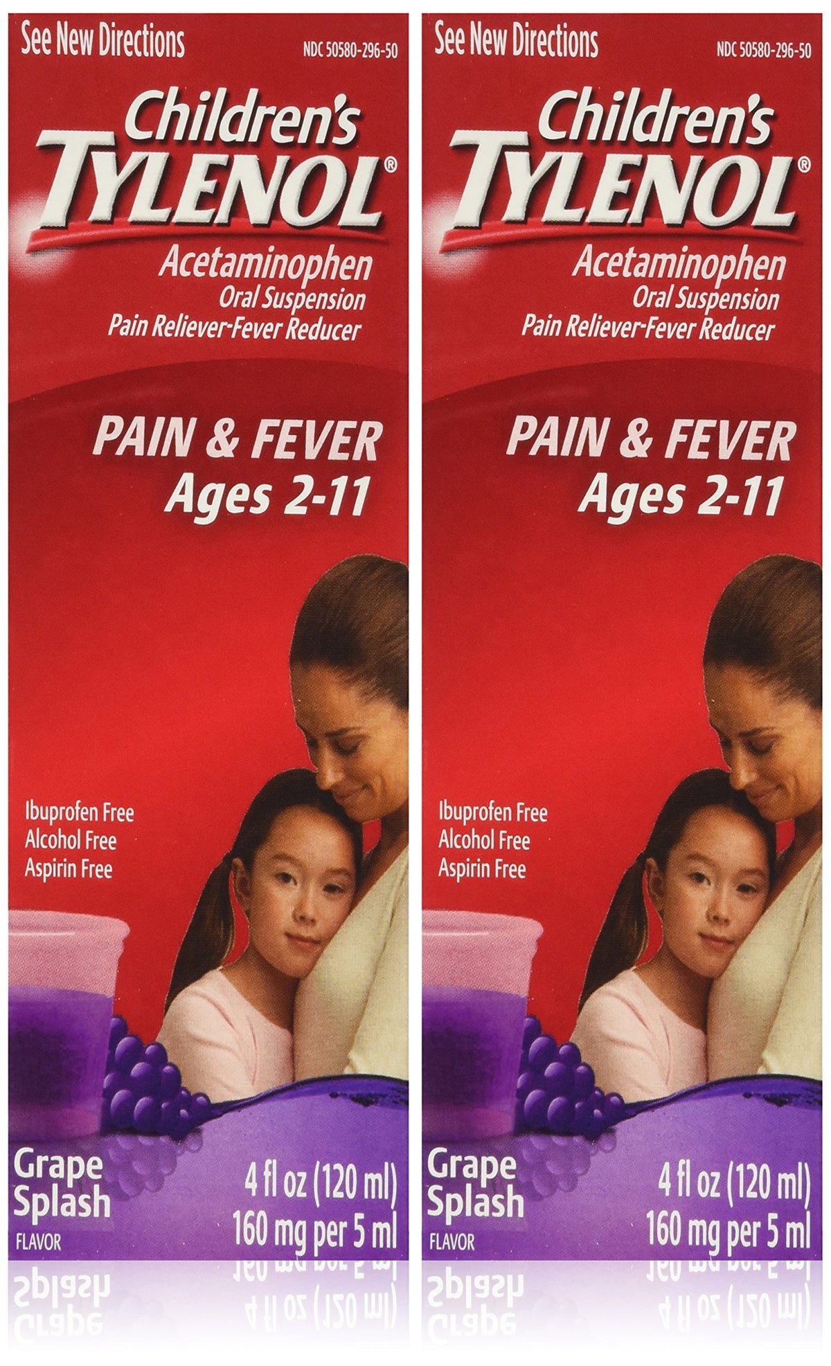 Children's Tylenol, Grape Splash Flavor - 4 oz. - 2 pk.
