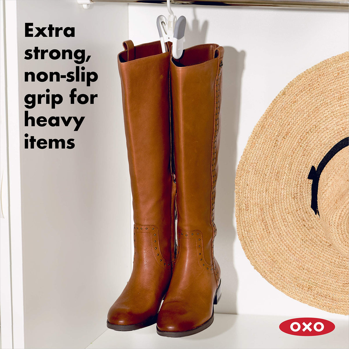 OXO Good Grips 3-Piece ClipHanger Set, White