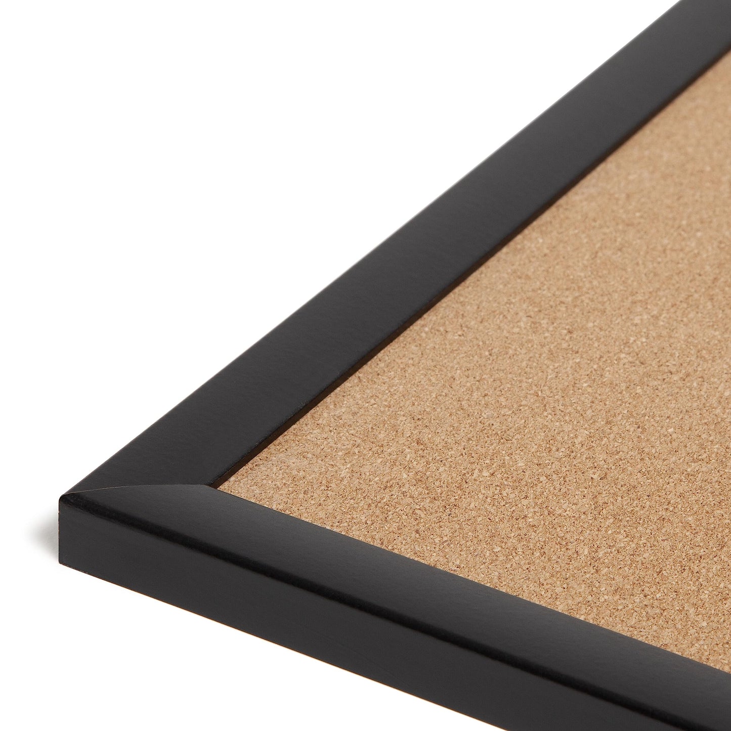 U Brands Cork Bulletin Board, 18" x 24", Black Wood Frame (026U00-01)