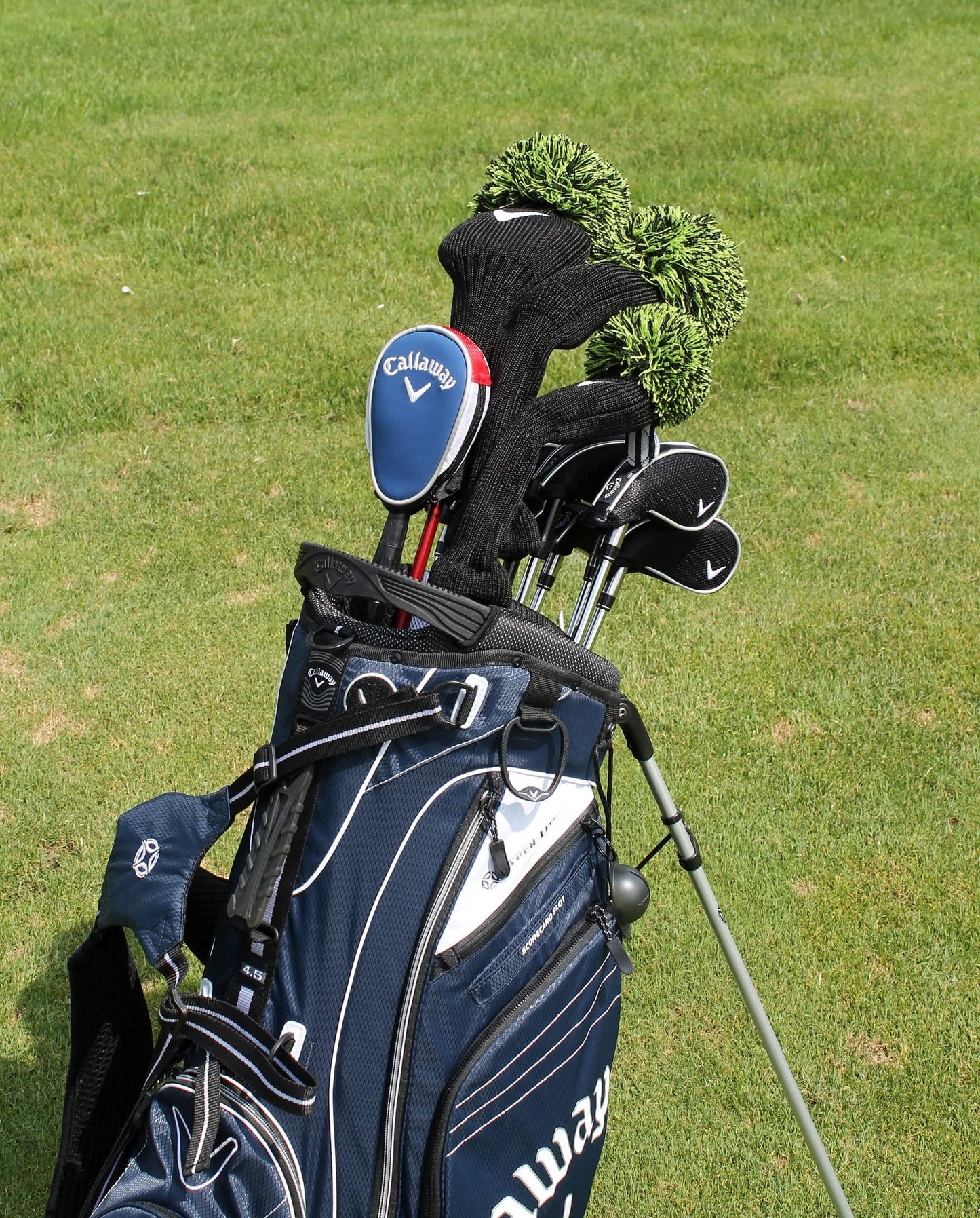 Callaway Golf Ball Retriever for Water, Telescopic with Dual-Zip Headcover, 6 Feet, Natural