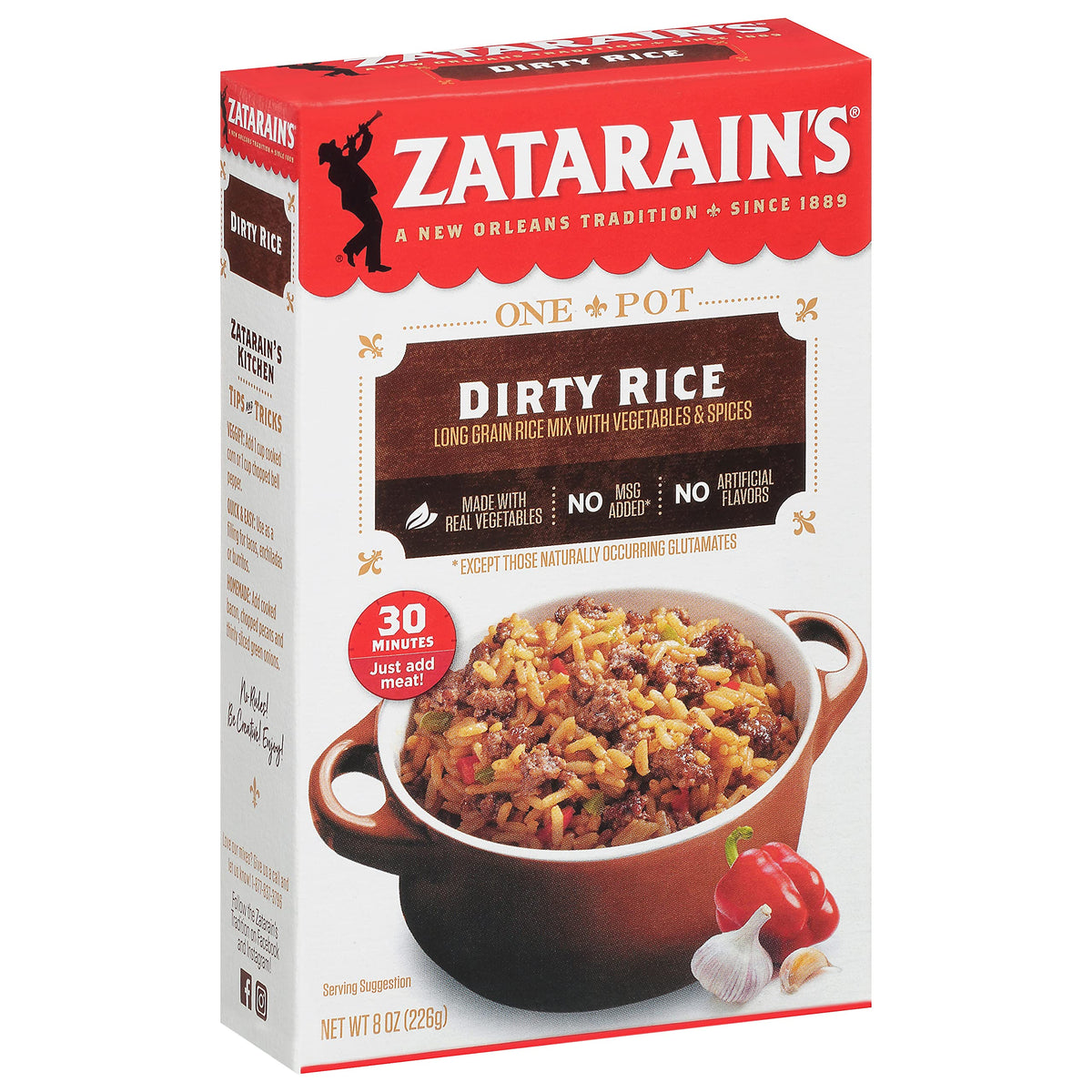 Zatarain's Dirty Rice, 8 oz (Pack of 12)