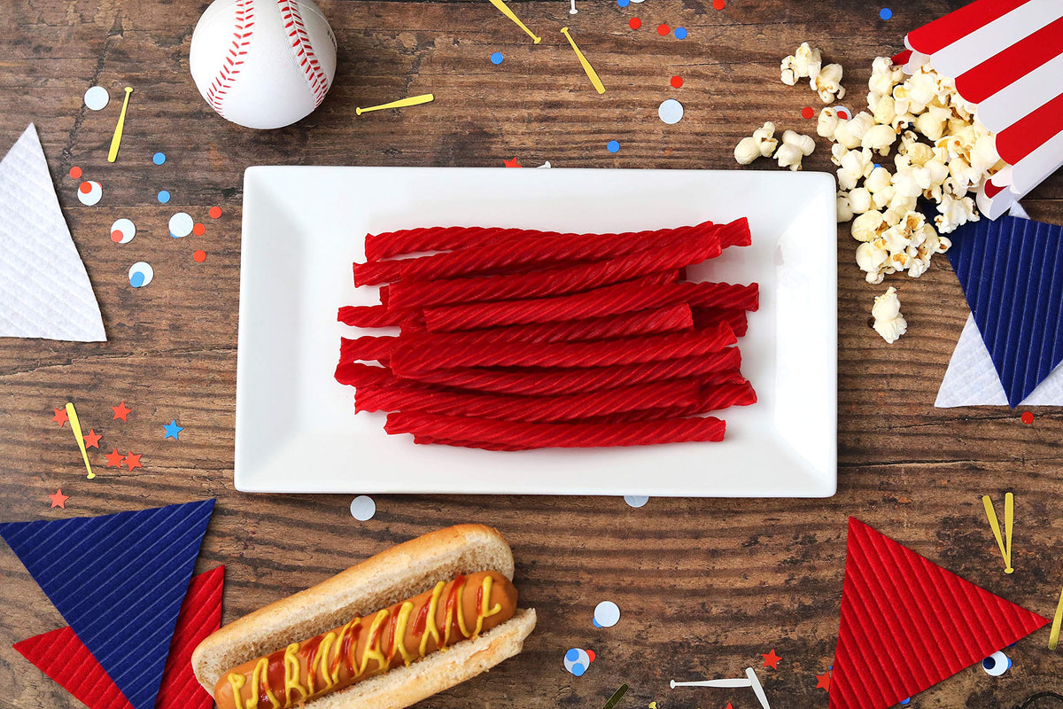Red Vines Licorice, Original Red Flavor, Soft & Chewy Candy, 5oz Trays (12 Pack)