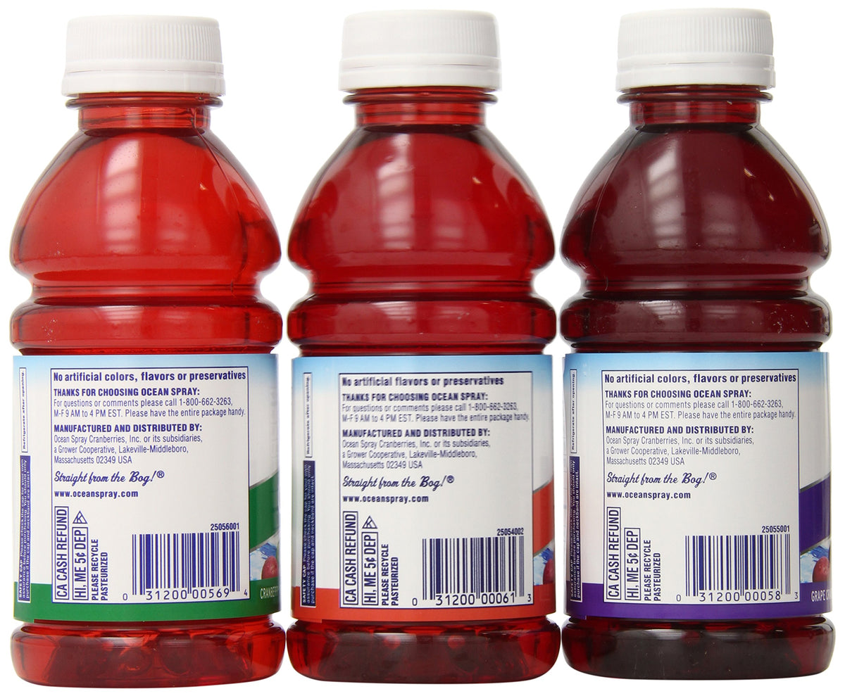 Ocean Spray Juice Drink Variety Pack, 18 Count