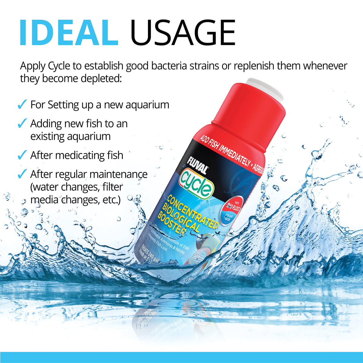 Fluval Biological Enhancer for Aquariums, 4-Ounce