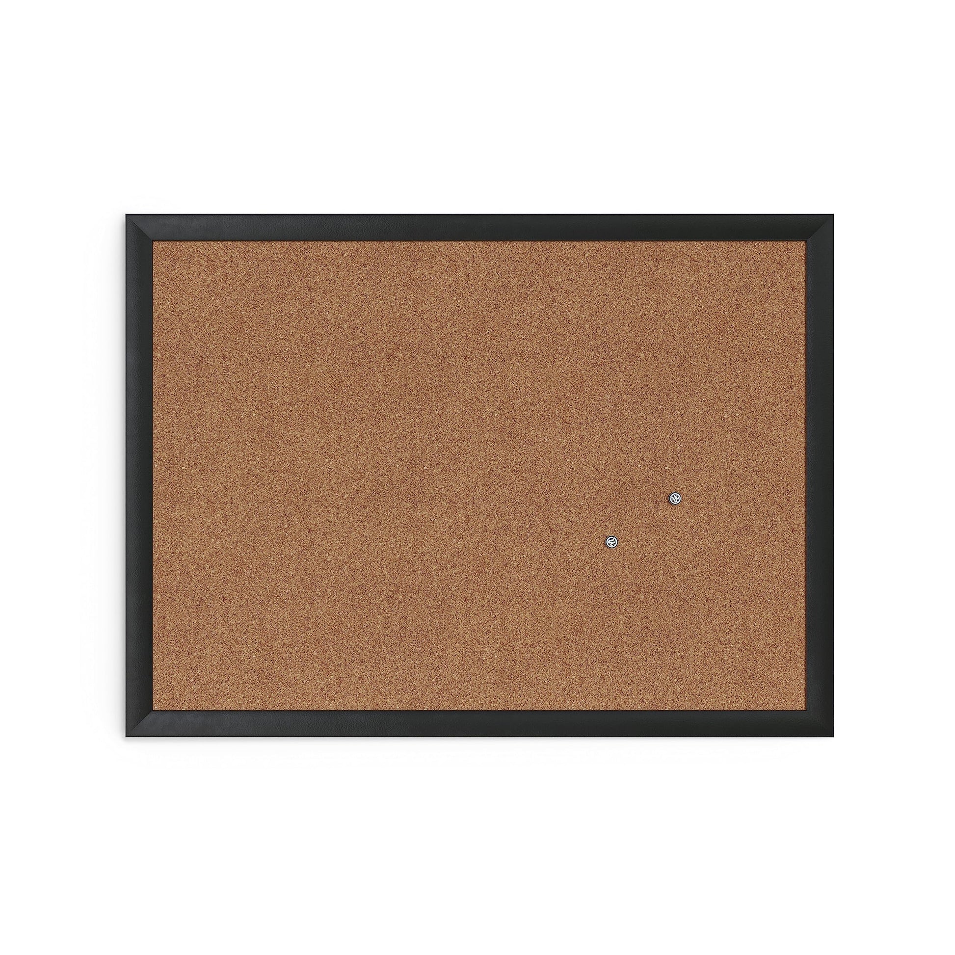 U Brands Cork Bulletin Board, 18" x 24", Black Wood Frame (026U00-01)