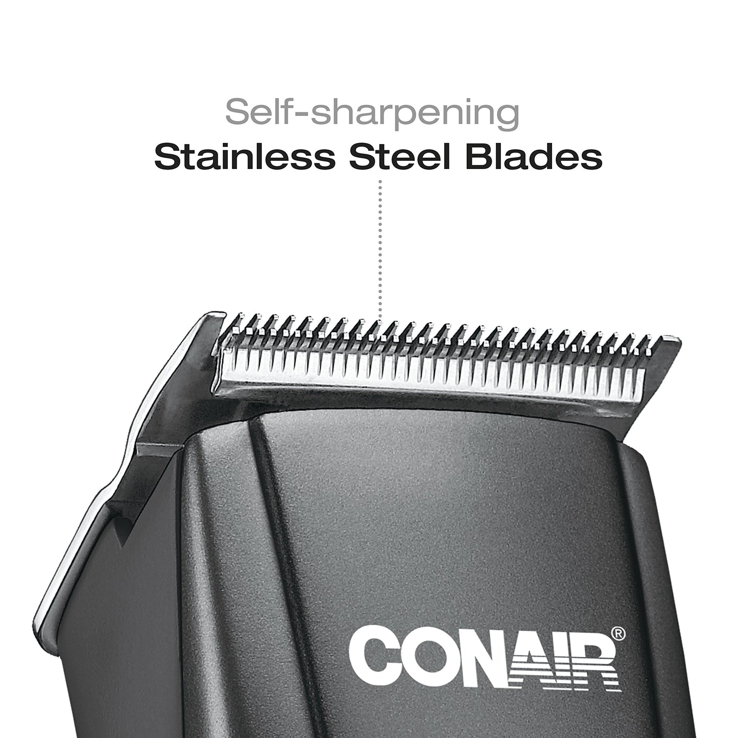 ConairMAN Simple Cut, Hair Clippers for Men, 12-piece Home Hair Cutting Kit
