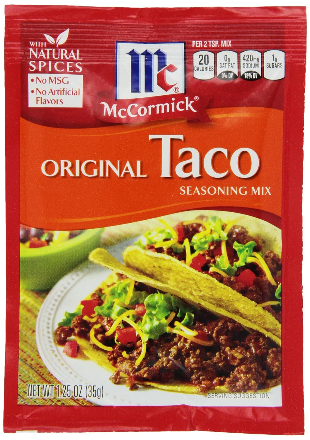 Mccormick Taco Mix 1.25 oz product image 1