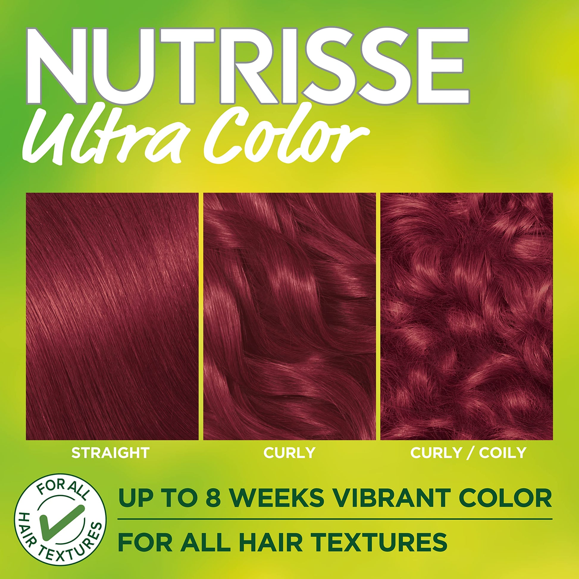 Garnier Hair Color Nutrisse Ultra Color Nourishing Creme, R3 Light Intense Auburn (Red Hibiscus) Permanent Hair Dye, 2 Count (Packaging May Vary)