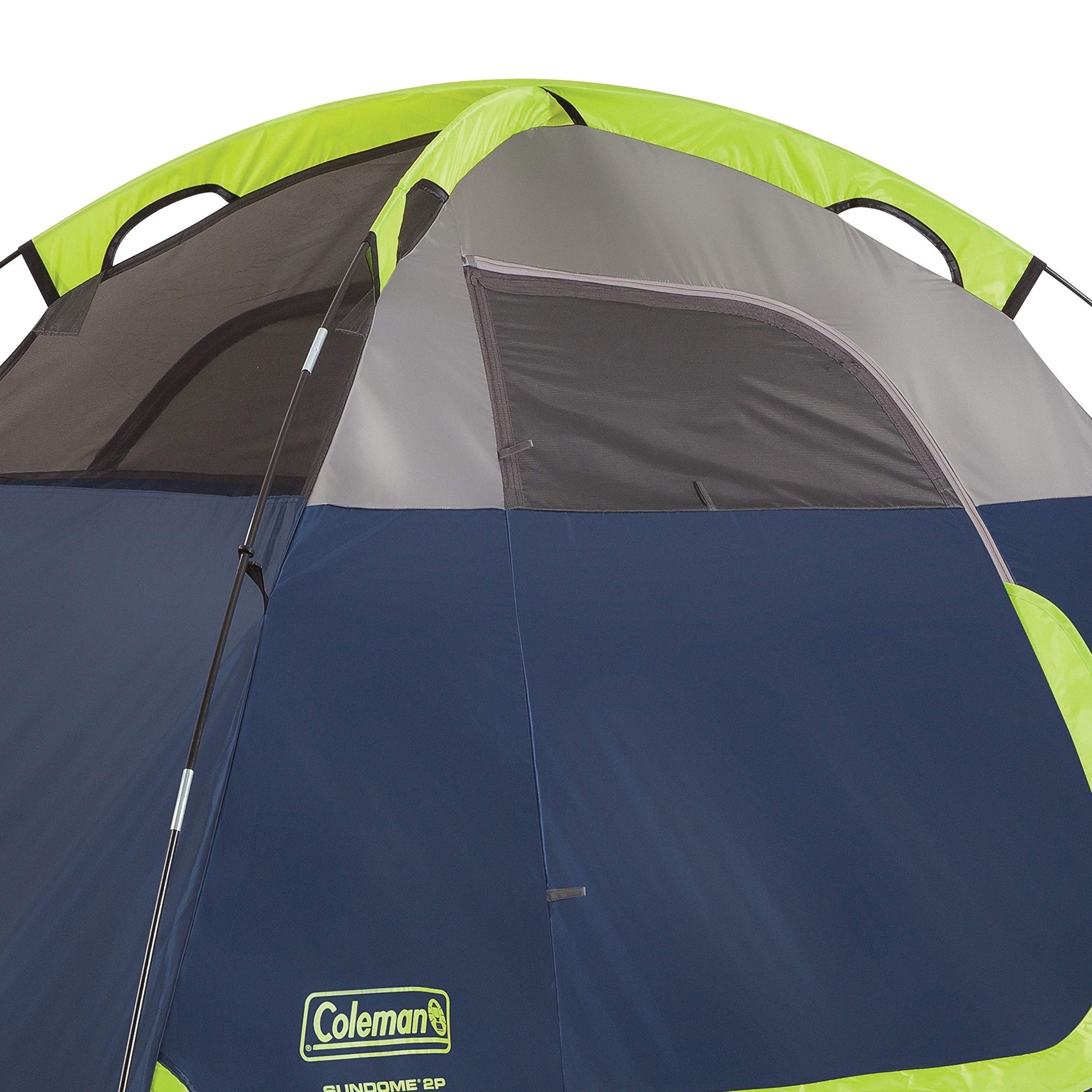 Coleman Sundome Camping Tent with Rainfly, 2/3/4/6 Person Tent Sets Up in 10 Mins, Weatherproof Shelter for Camping, Festivals, Backyard, Sleepovers, & More