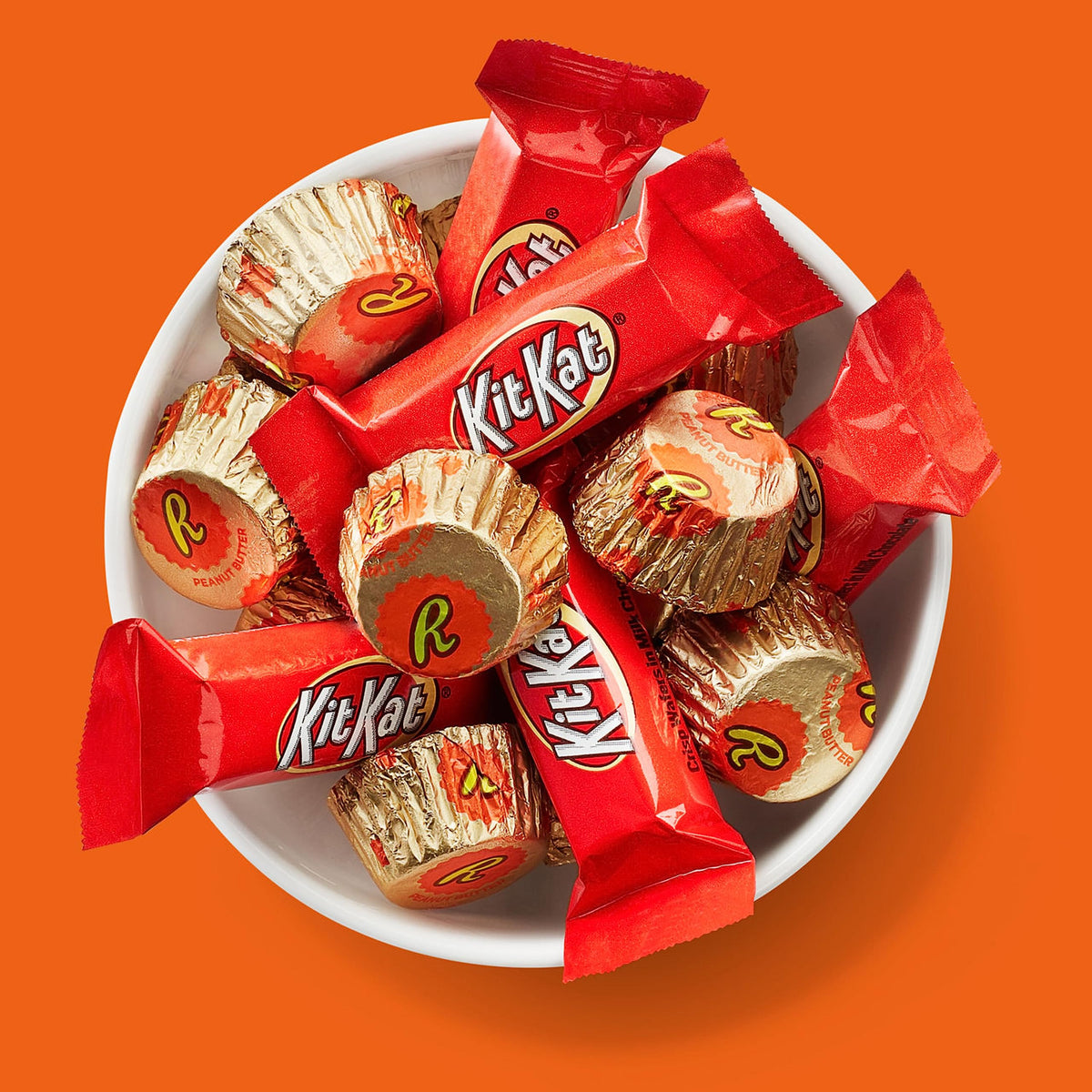 KIT KAT and REESE'S Assorted Milk Chocolate Flavored Candy Party Pack, 33.36 oz