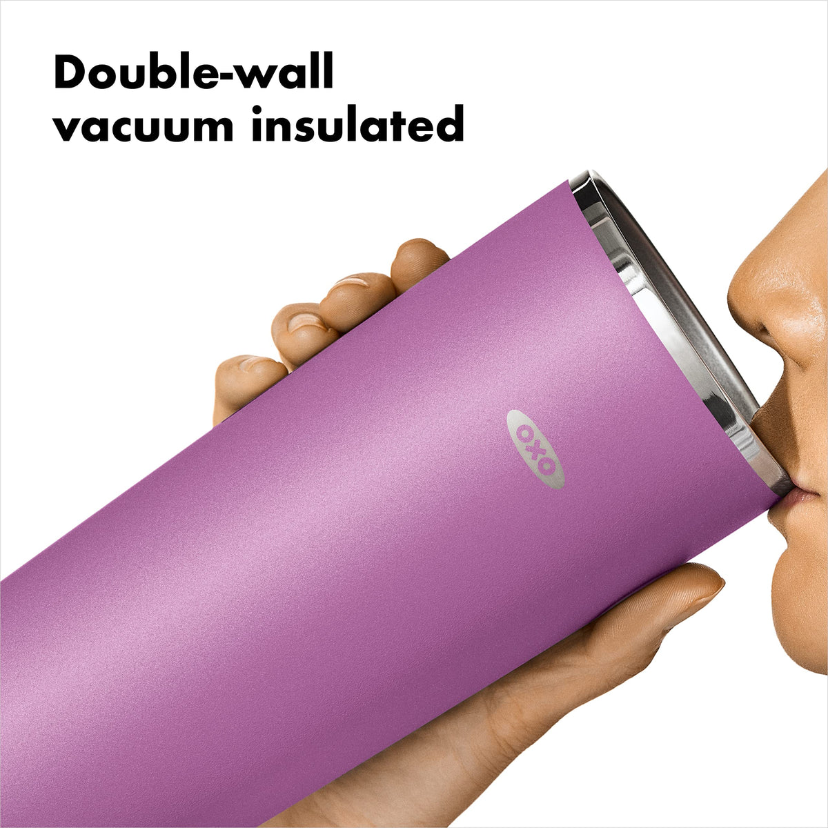 OXO Strive 16oz Insulated Tumbler with Sliding Lid - Amethyst